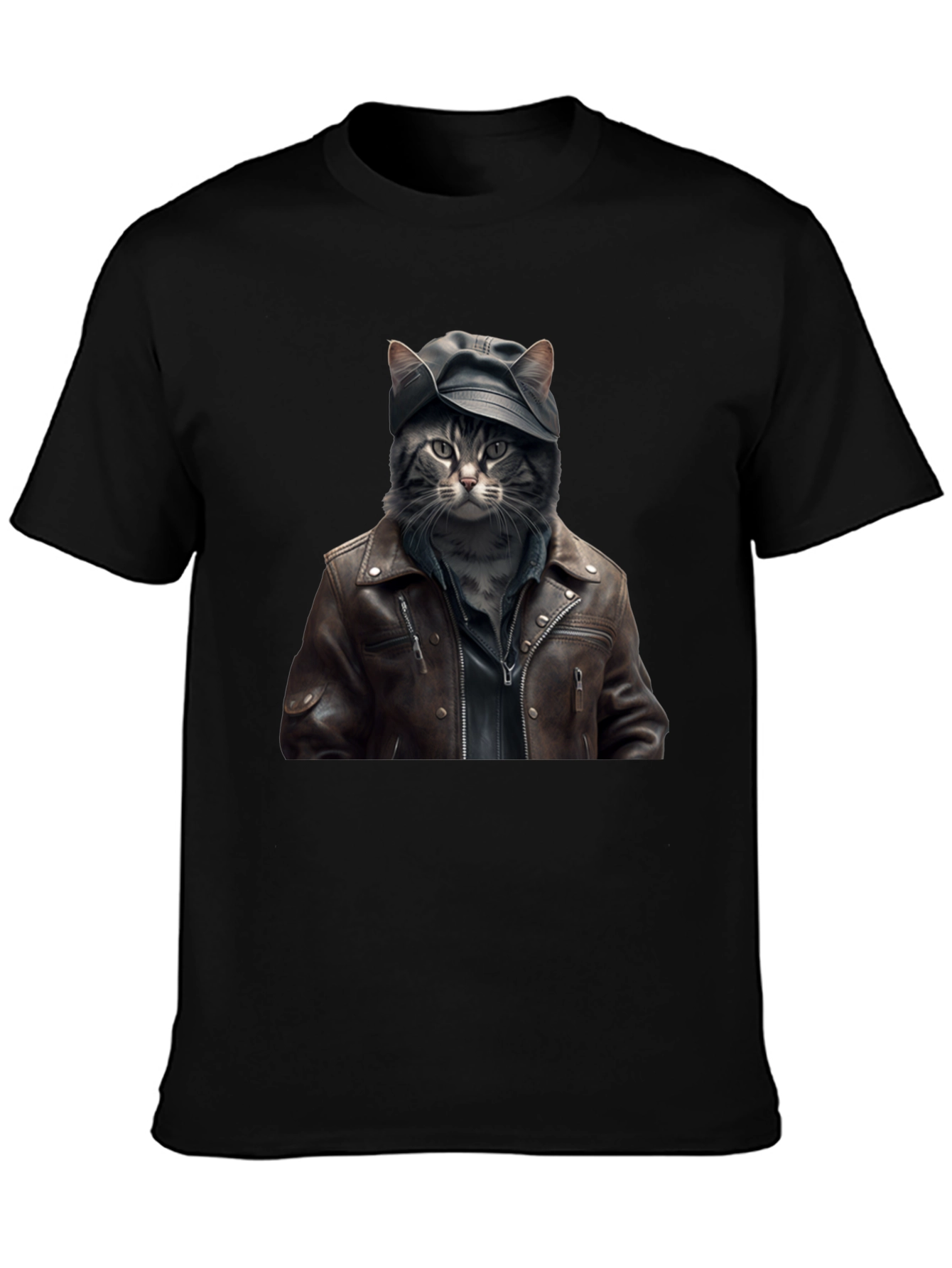 Cool Cat Biker T-Shirt