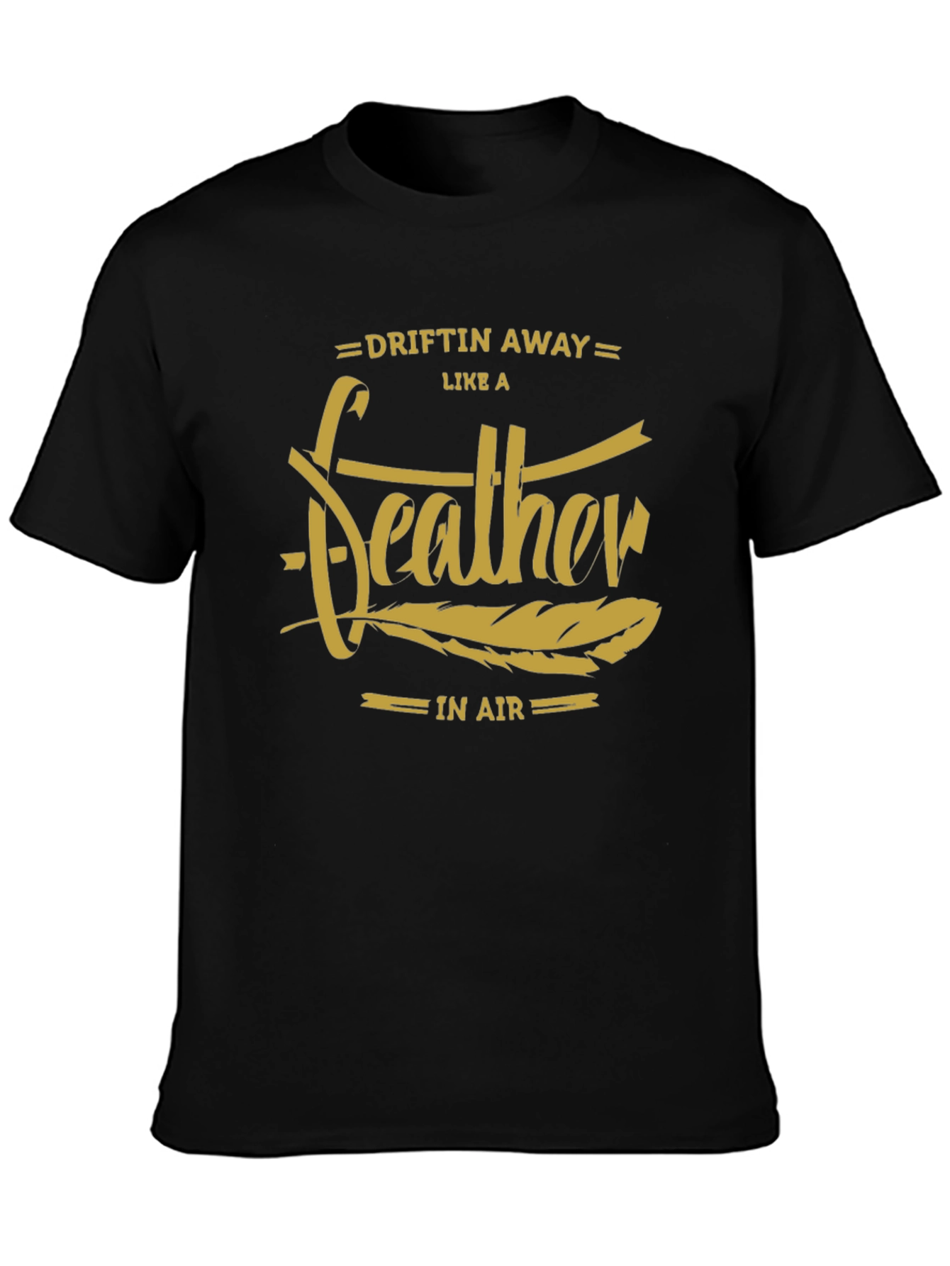 Driftin Away Feather Graphic T-Shirt