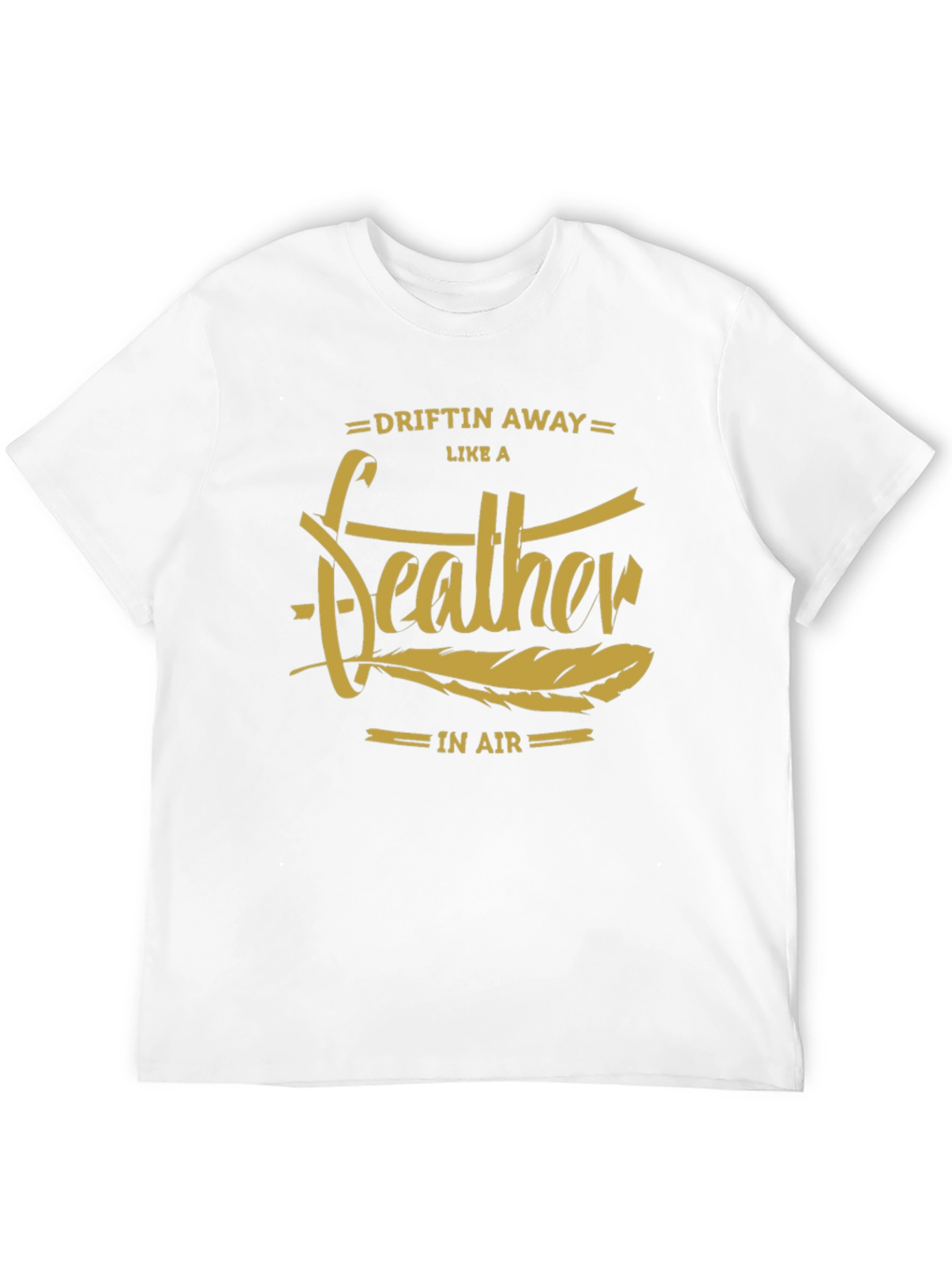 Driftin Away Feather Graphic T-Shirt