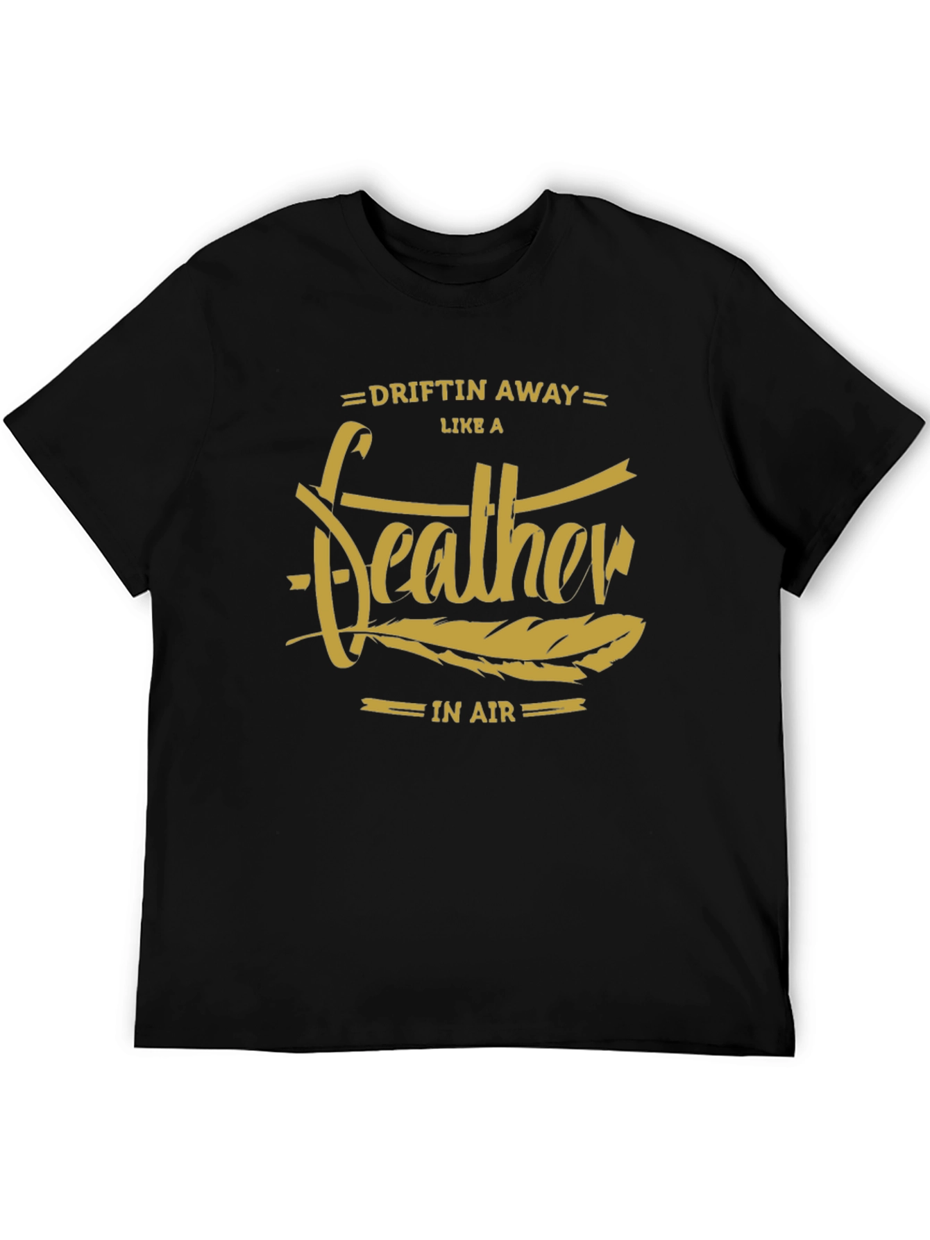 Driftin Away Feather Graphic T-Shirt
