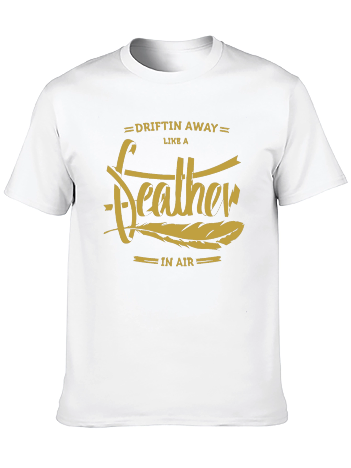 Driftin Away Feather Graphic T-Shirt