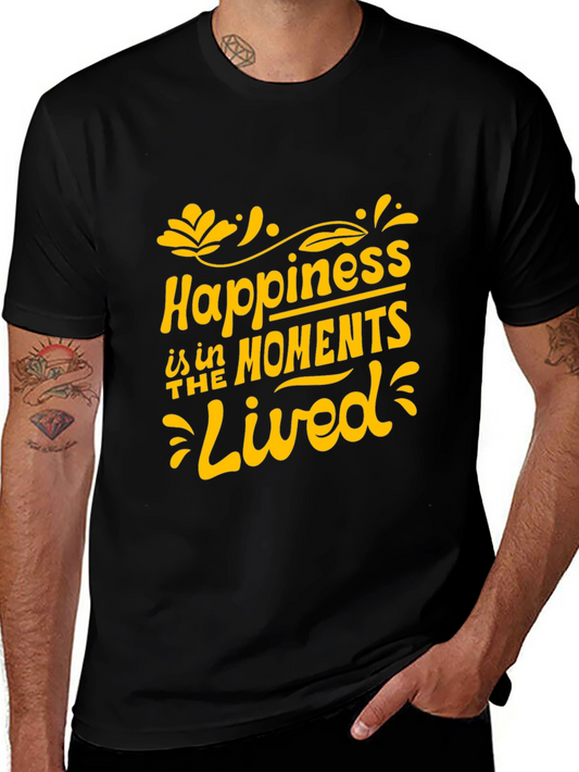 Happiness in Moments Lived Graphic Tee