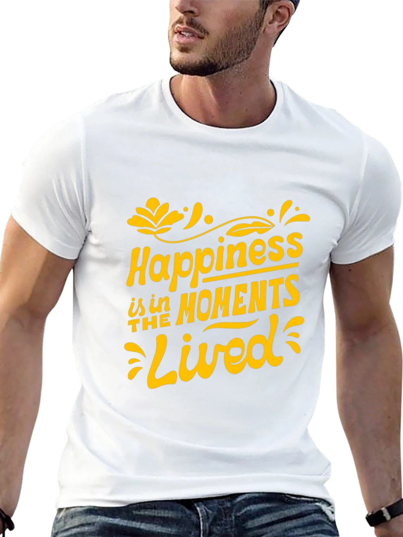 Happiness in Moments Lived Graphic Tee