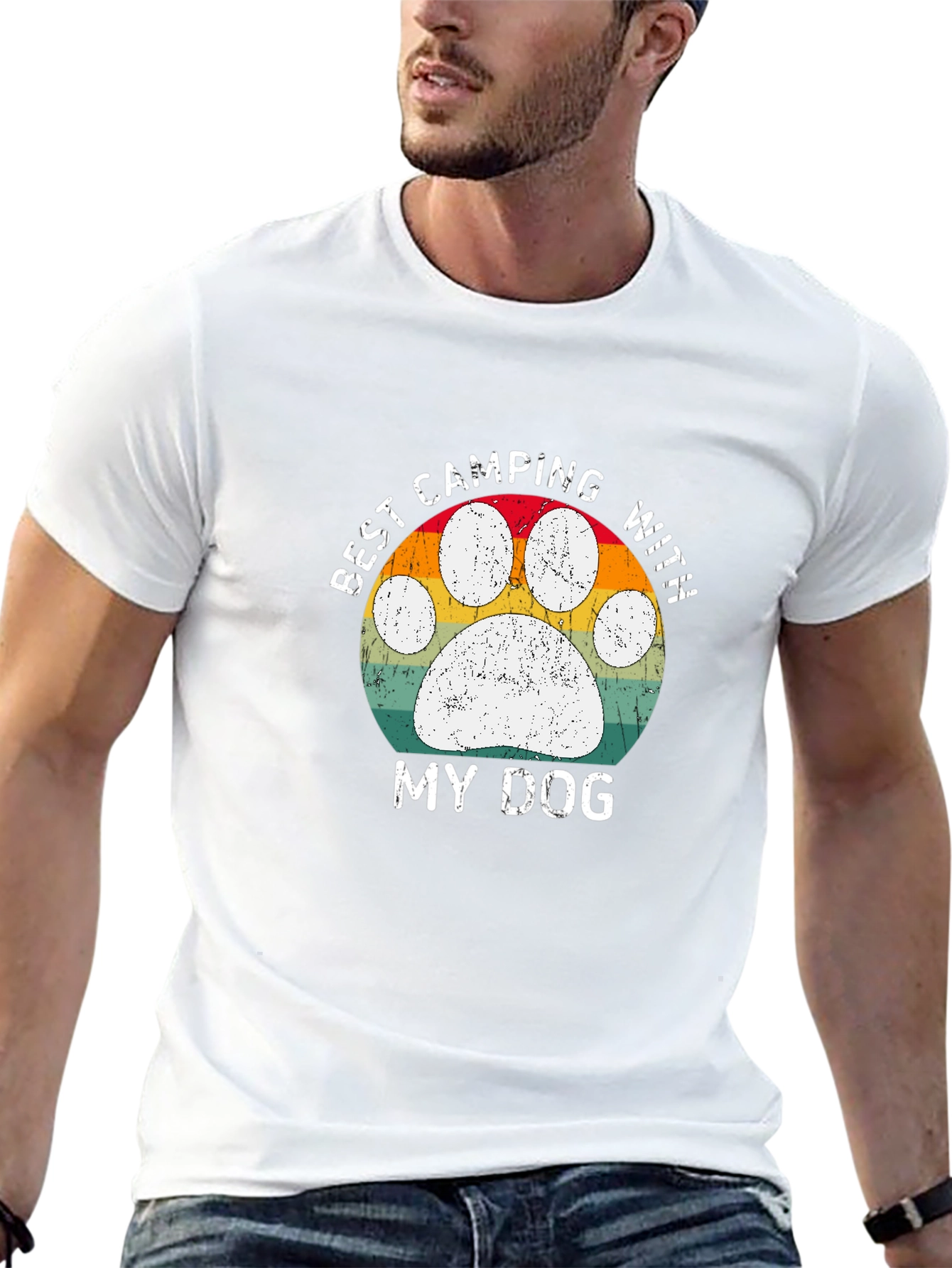 Best Camping With My Dog T-Shirt