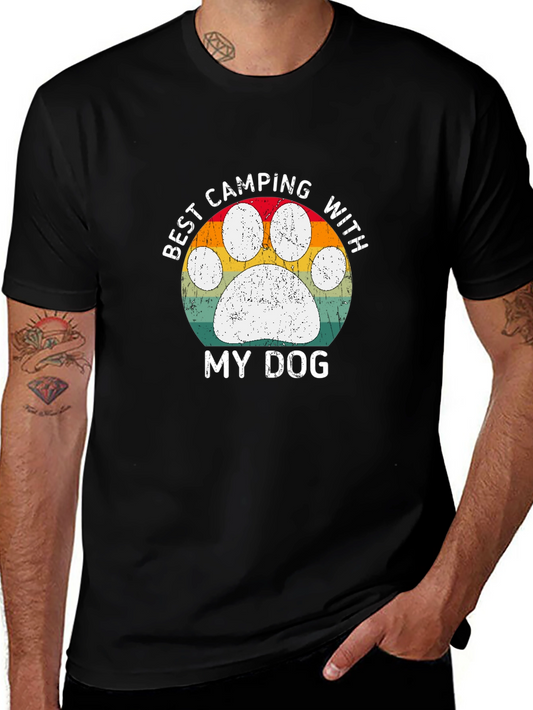 Best Camping With My Dog T-Shirt