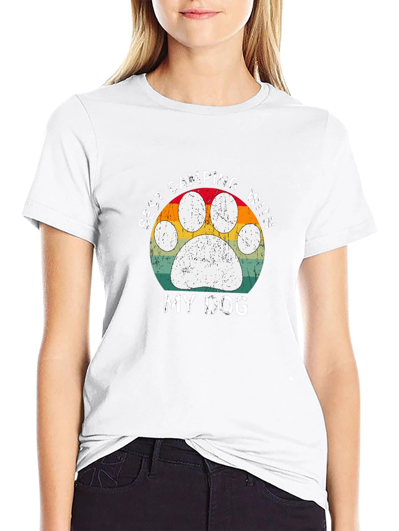 Best Camping With My Dog T-Shirt