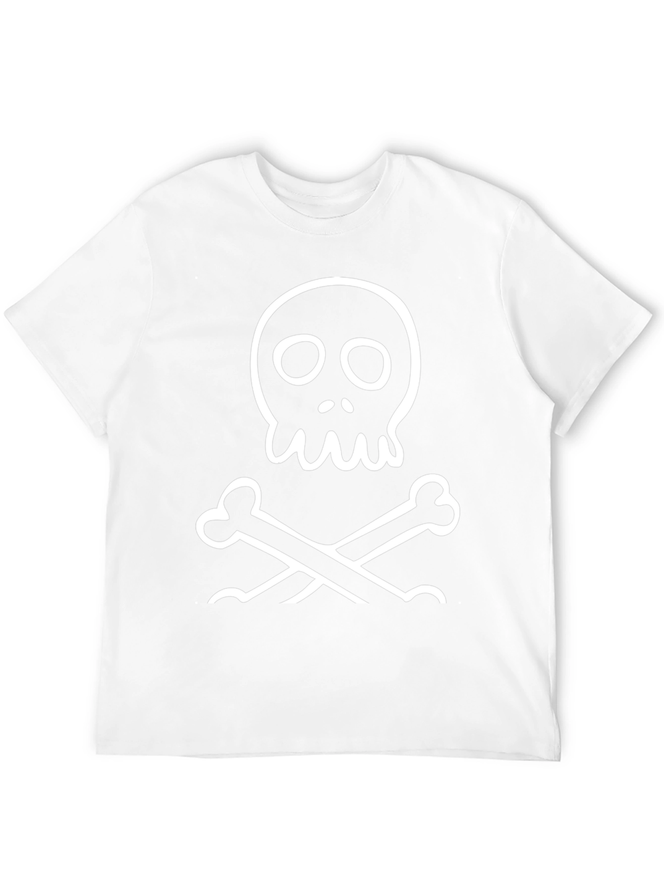 Skull & Crossbones Graphic T-Shirt - Black Cotton Tee
