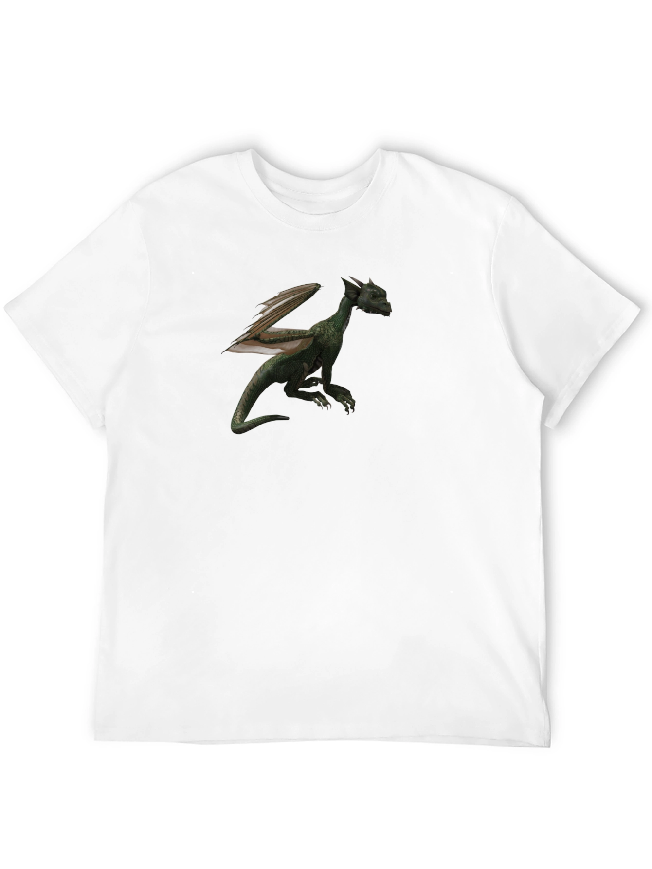 Dragon Graphic T-Shirt - Black Cotton Tee