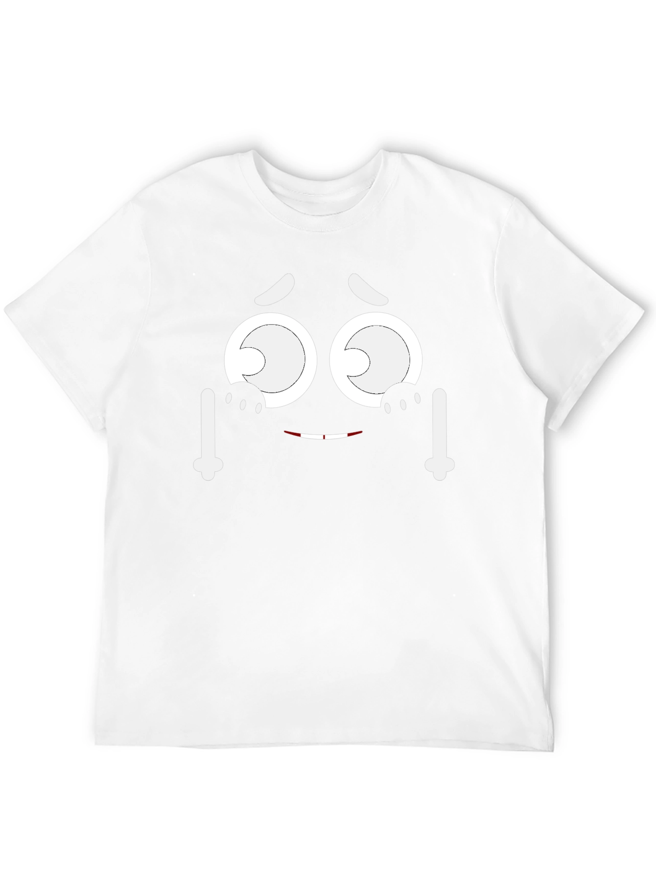 Funny Face Graphic T-Shirt - Expressive & Unique Design