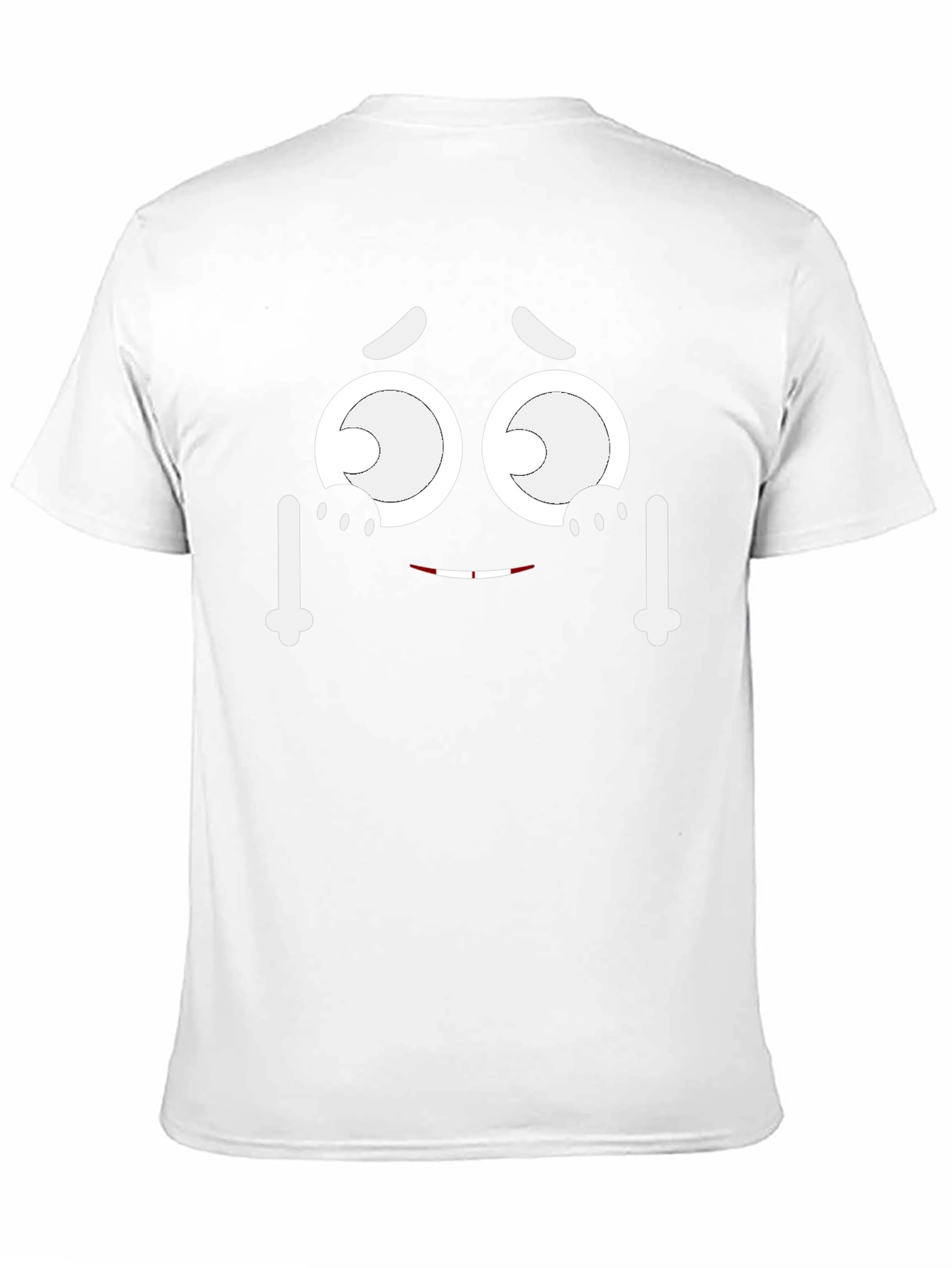 Funny Face Graphic T-Shirt - Expressive & Unique Design