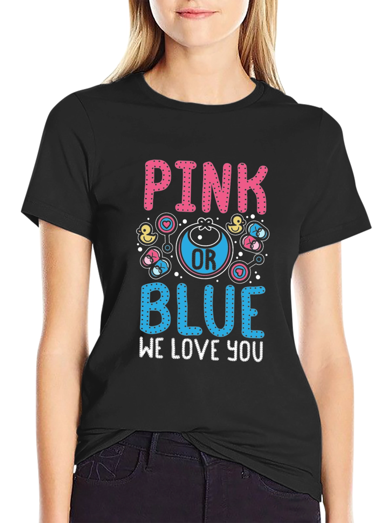Pink or Blue Gender Reveal T-Shirt