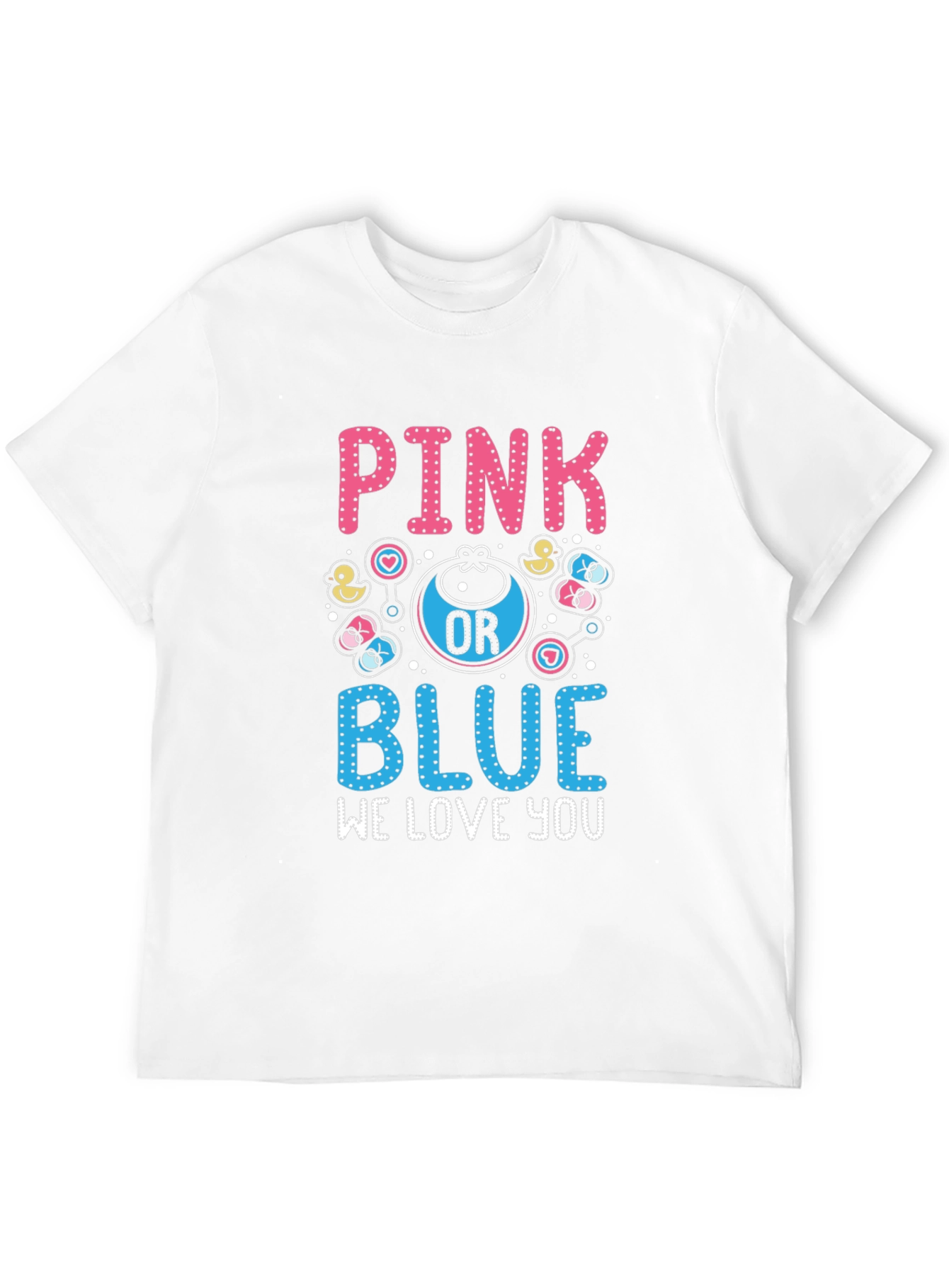 Pink or Blue Gender Reveal T-Shirt