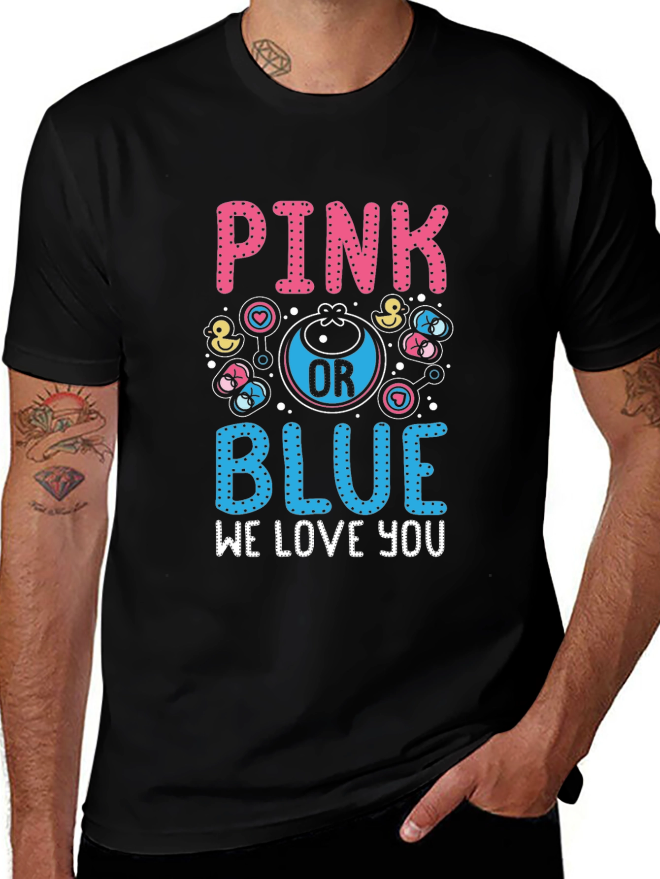 Pink or Blue Gender Reveal T-Shirt