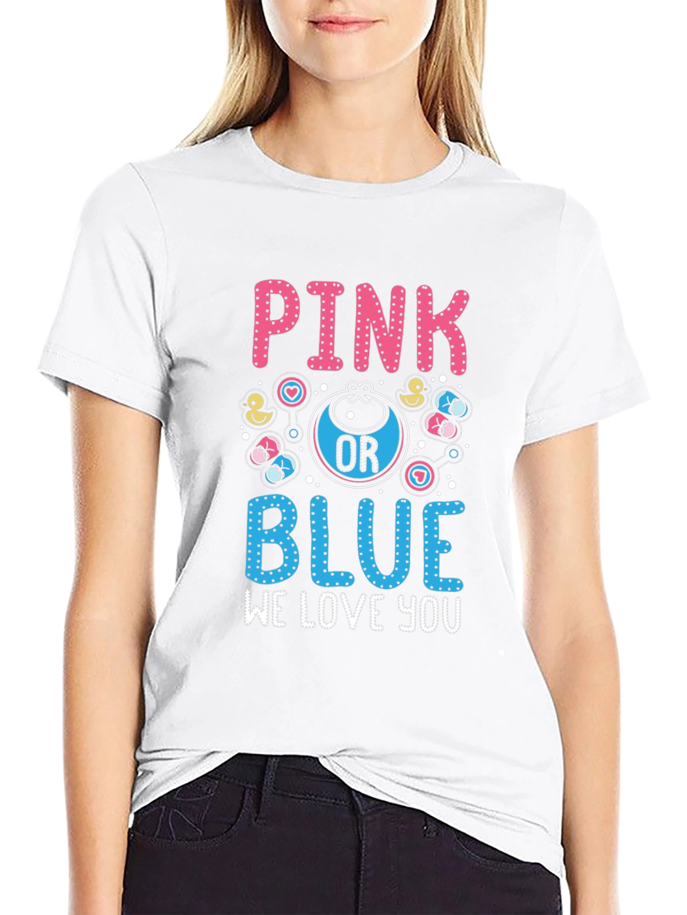 Pink or Blue Gender Reveal T-Shirt