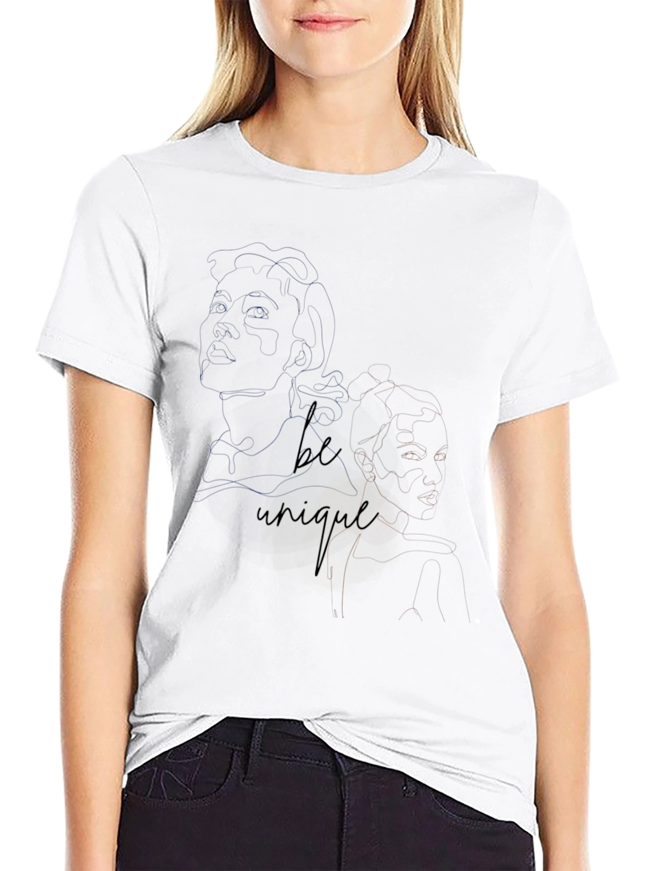 Unique Graphic Tee - Black T-Shirt for Men