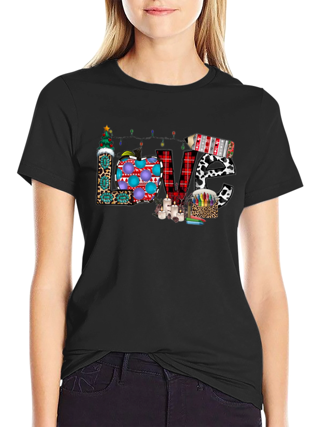 Teacher Love Graphic T-Shirt - Back to School Tee
