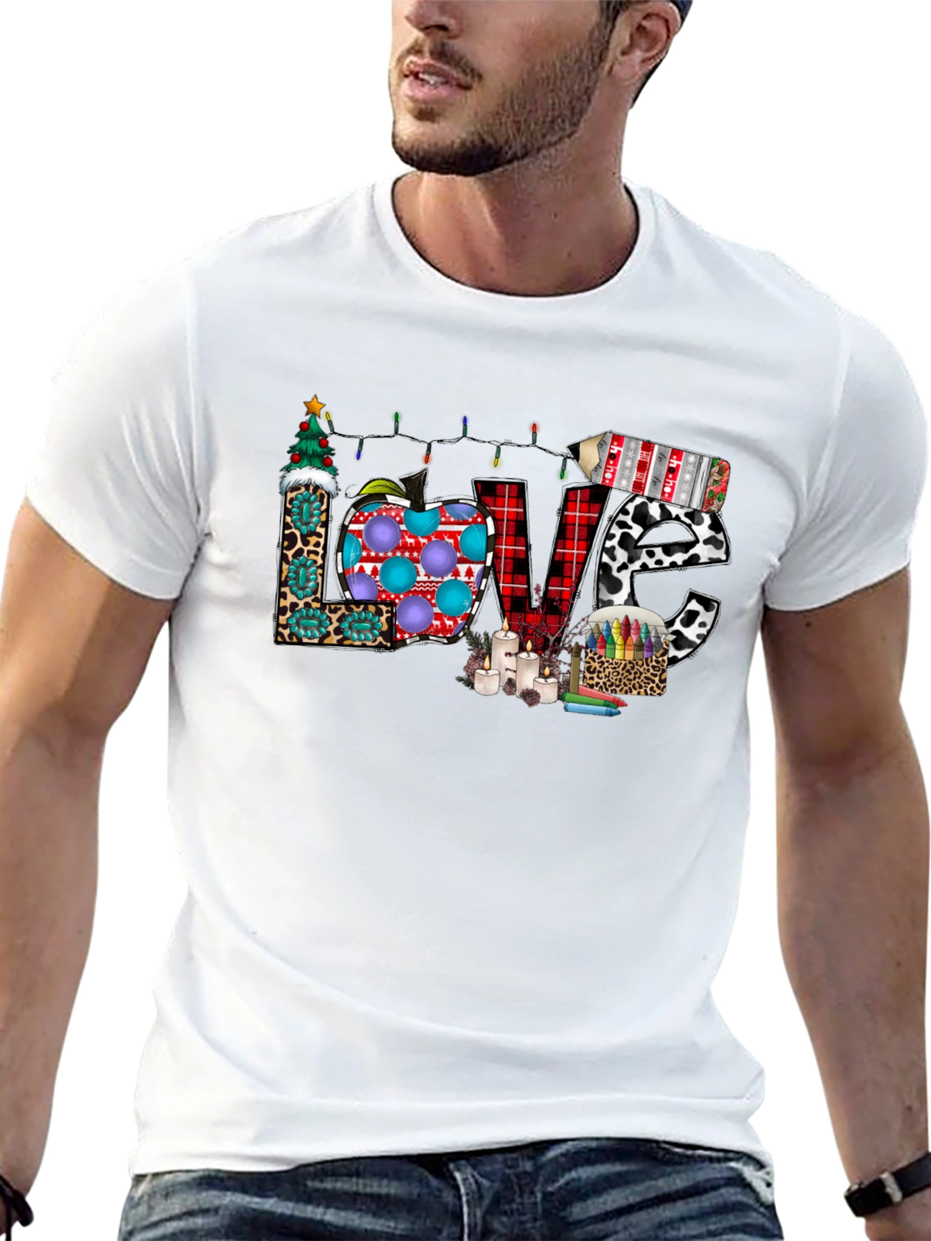 Teacher Love Graphic T-Shirt - Back to School Tee