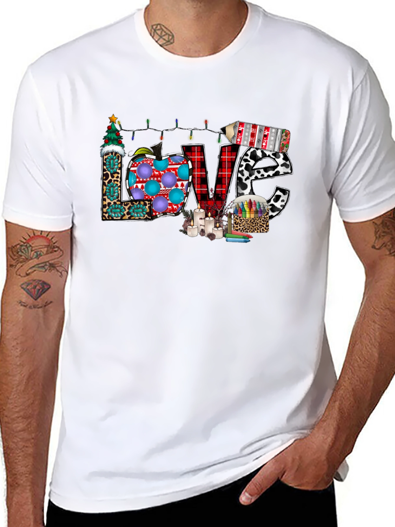 Teacher Love Graphic T-Shirt - Back to School Tee