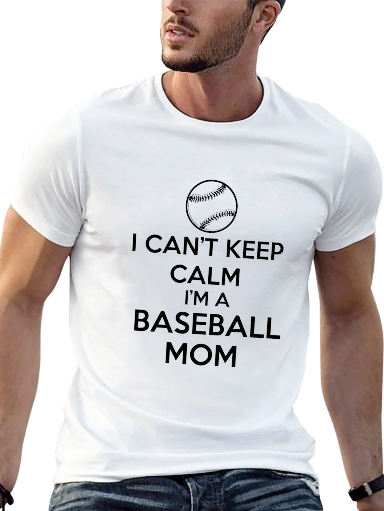 I Cant Keep Calm Baseball Mom T-Shirt