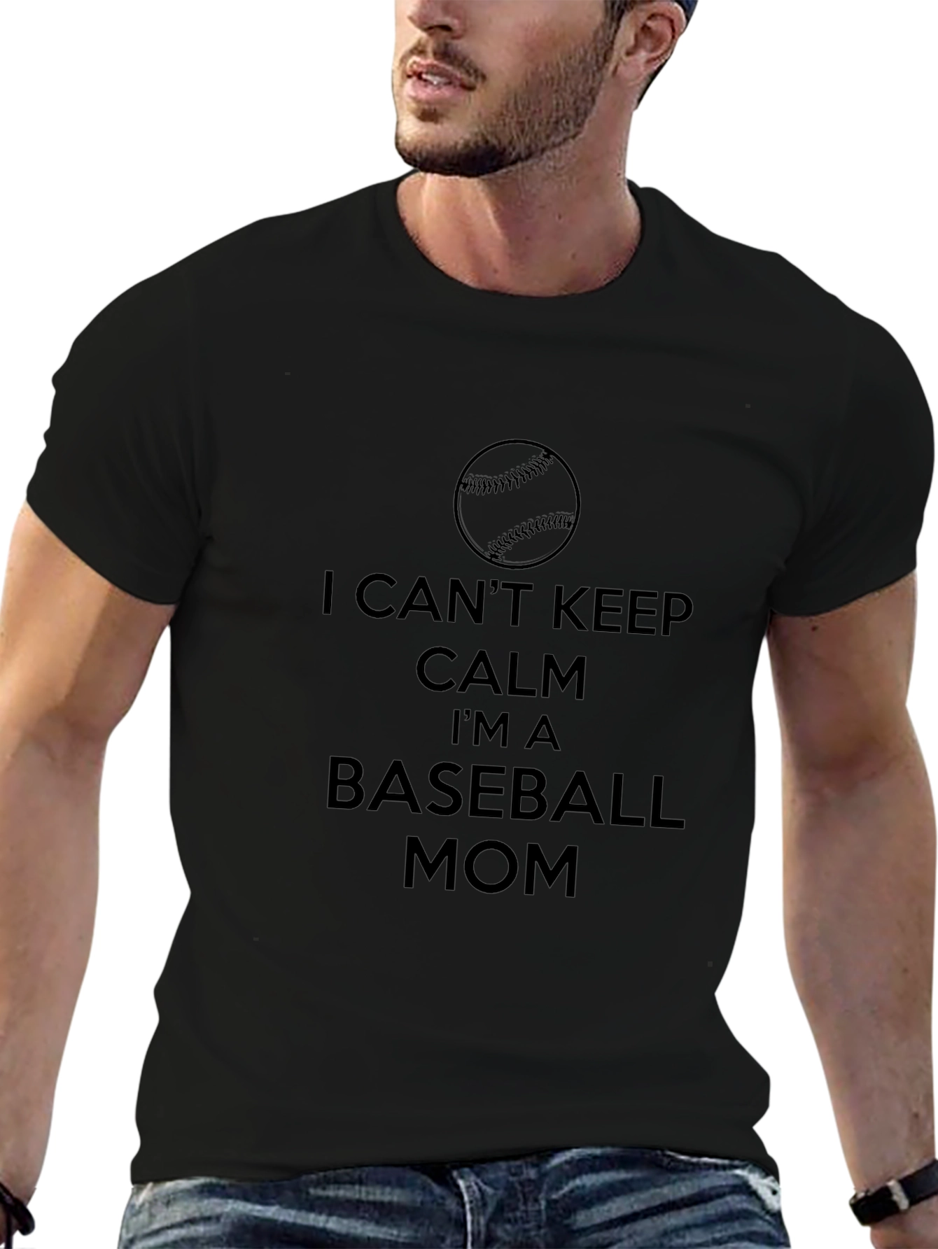 I Cant Keep Calm Baseball Mom T-Shirt