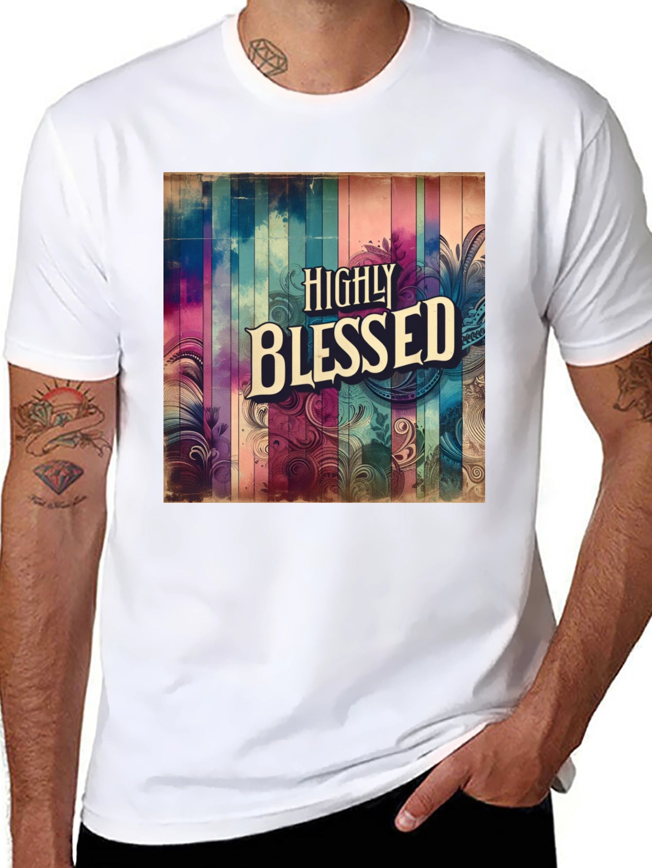 Highly Blessed Graphic Tee - Stylish Comfort