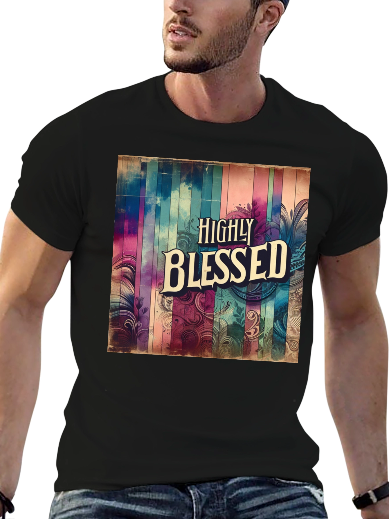 Highly Blessed Graphic Tee - Stylish Comfort