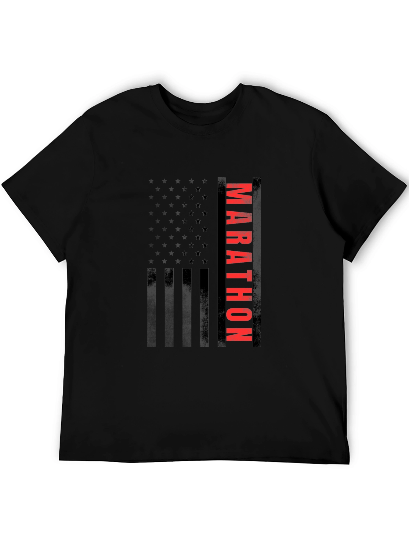 Marathon American Flag Graphic T-Shirt