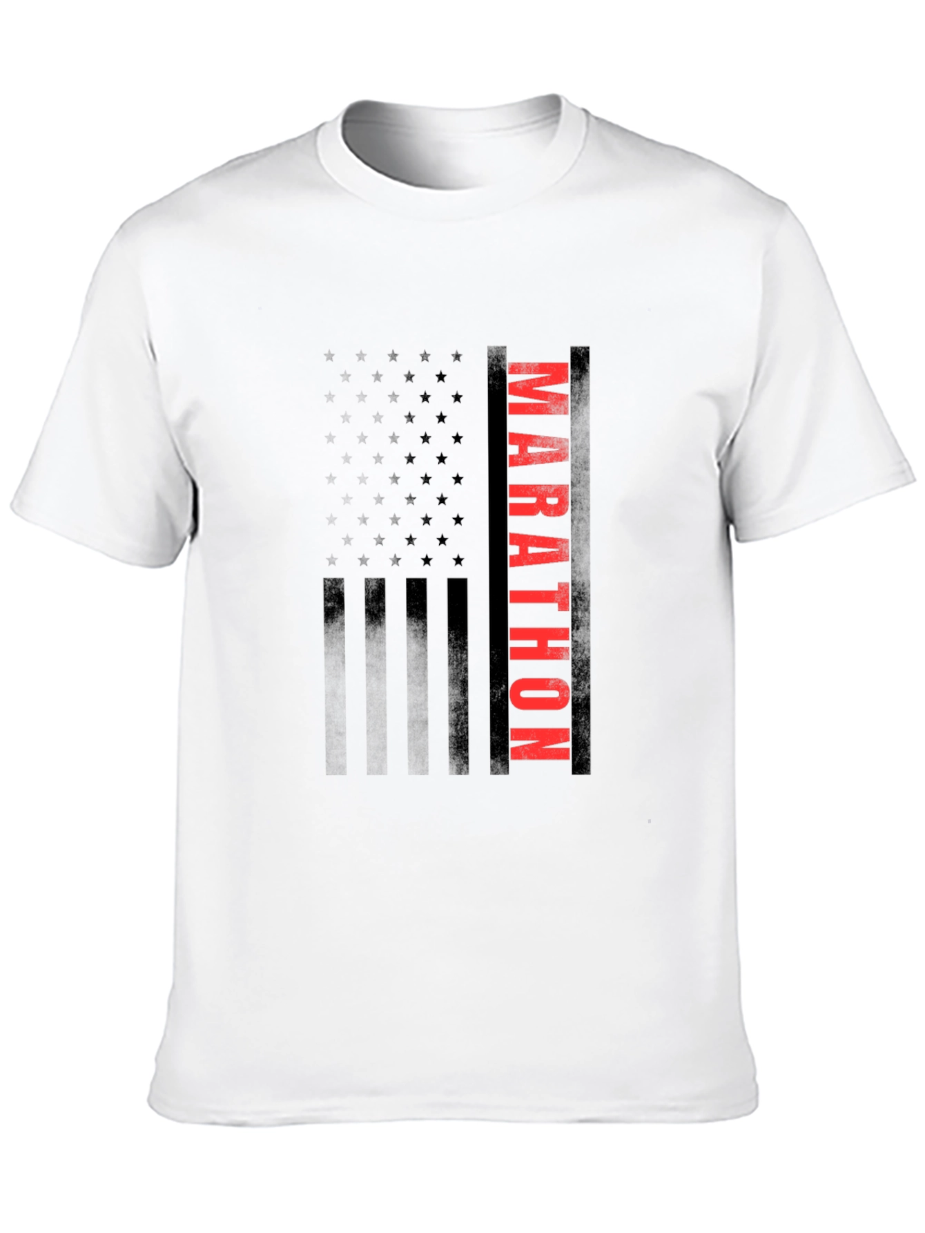 Marathon American Flag Graphic T-Shirt