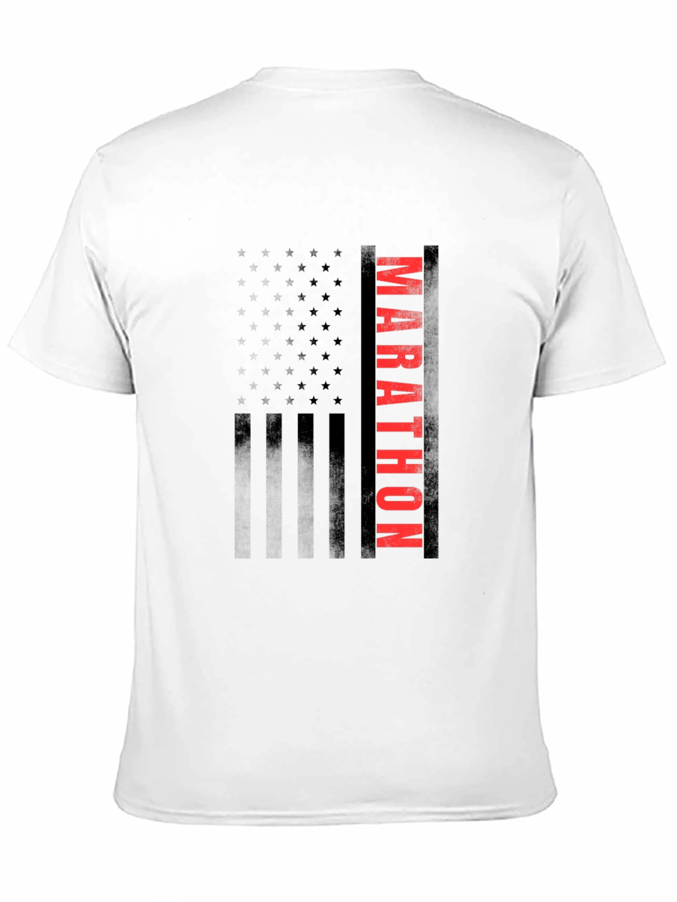 Marathon American Flag Graphic T-Shirt