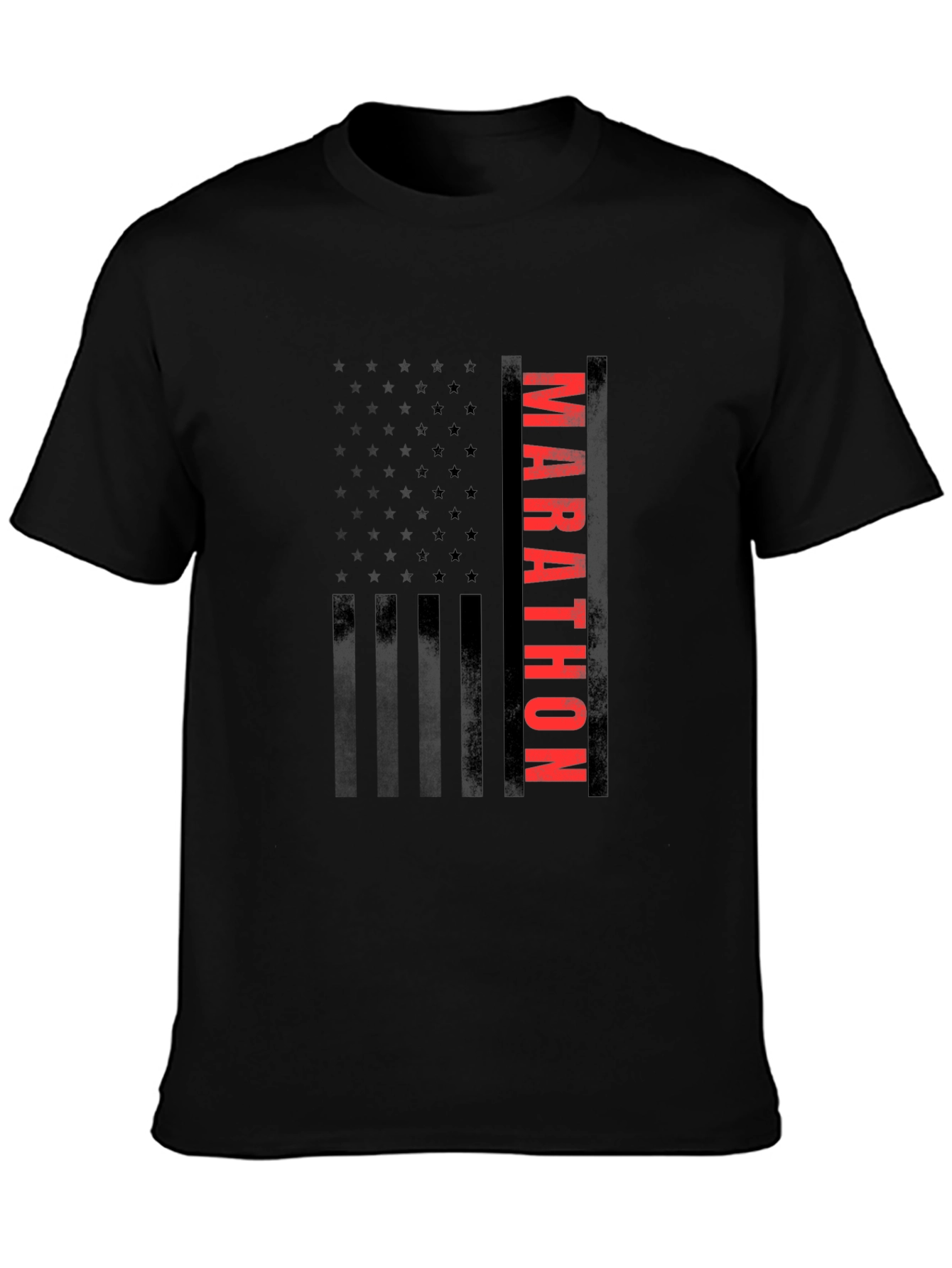 Marathon American Flag Graphic T-Shirt