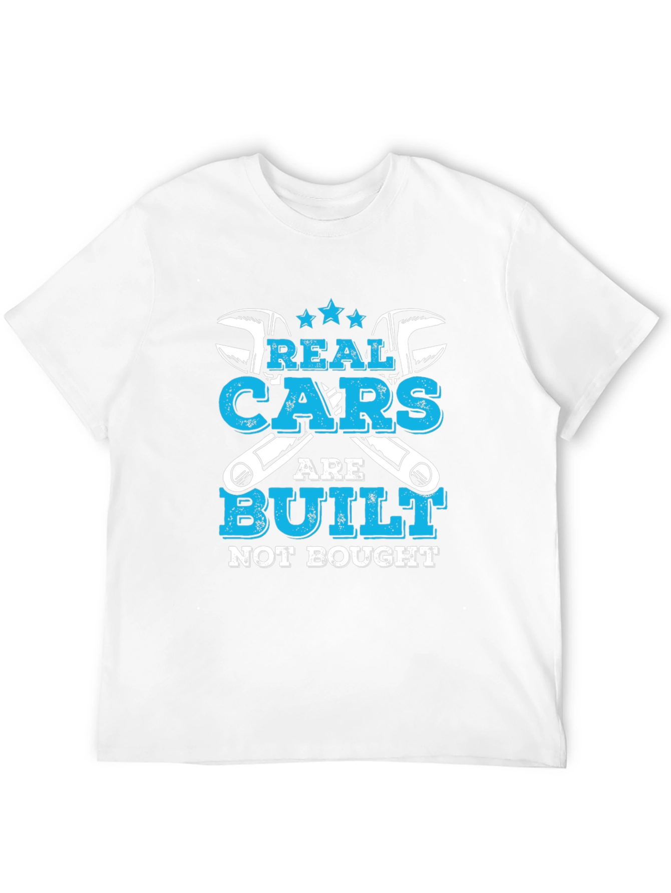 Real Cars Are Built Not Bought Graphic T-Shirt
