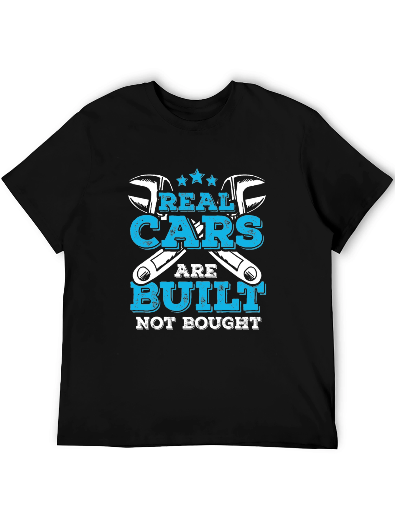Real Cars Are Built Not Bought Graphic T-Shirt