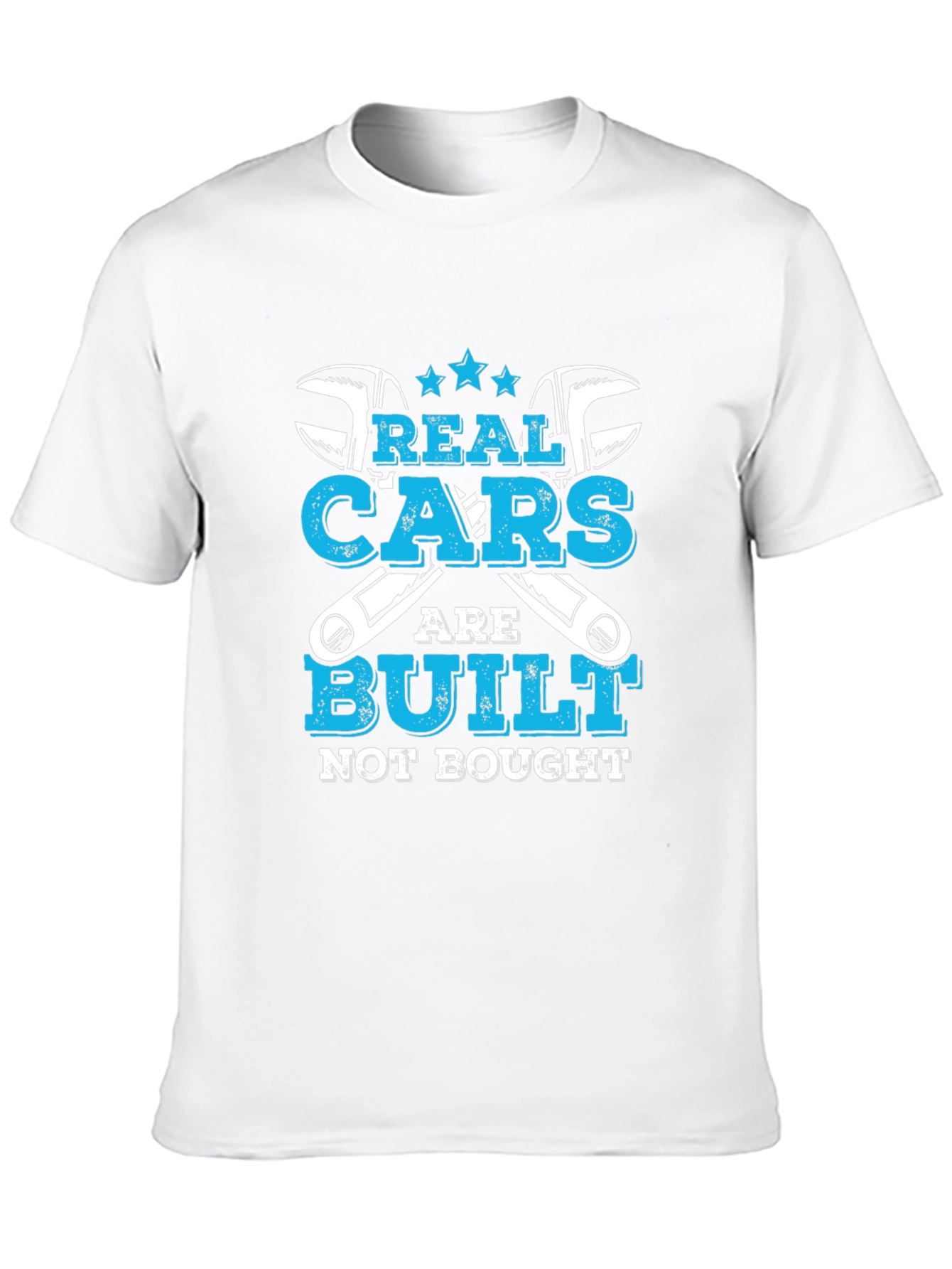 Real Cars Are Built Not Bought Graphic T-Shirt