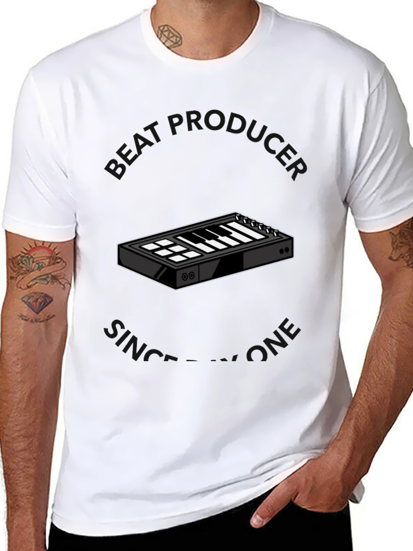 Music Producer T-Shirt - Black