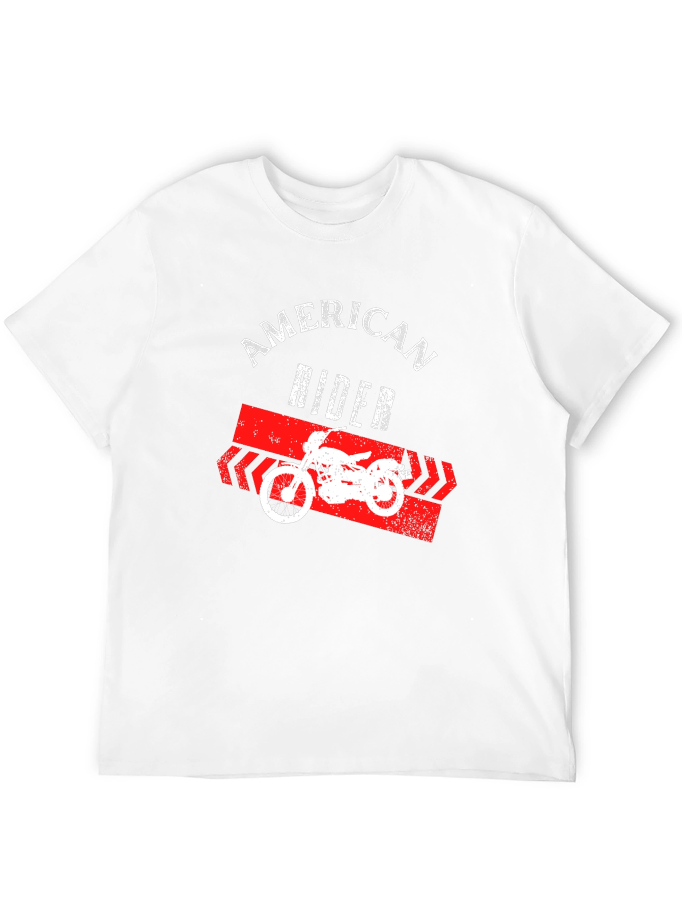 American Rider Graphic T-Shirt Black Motorcycle Tee