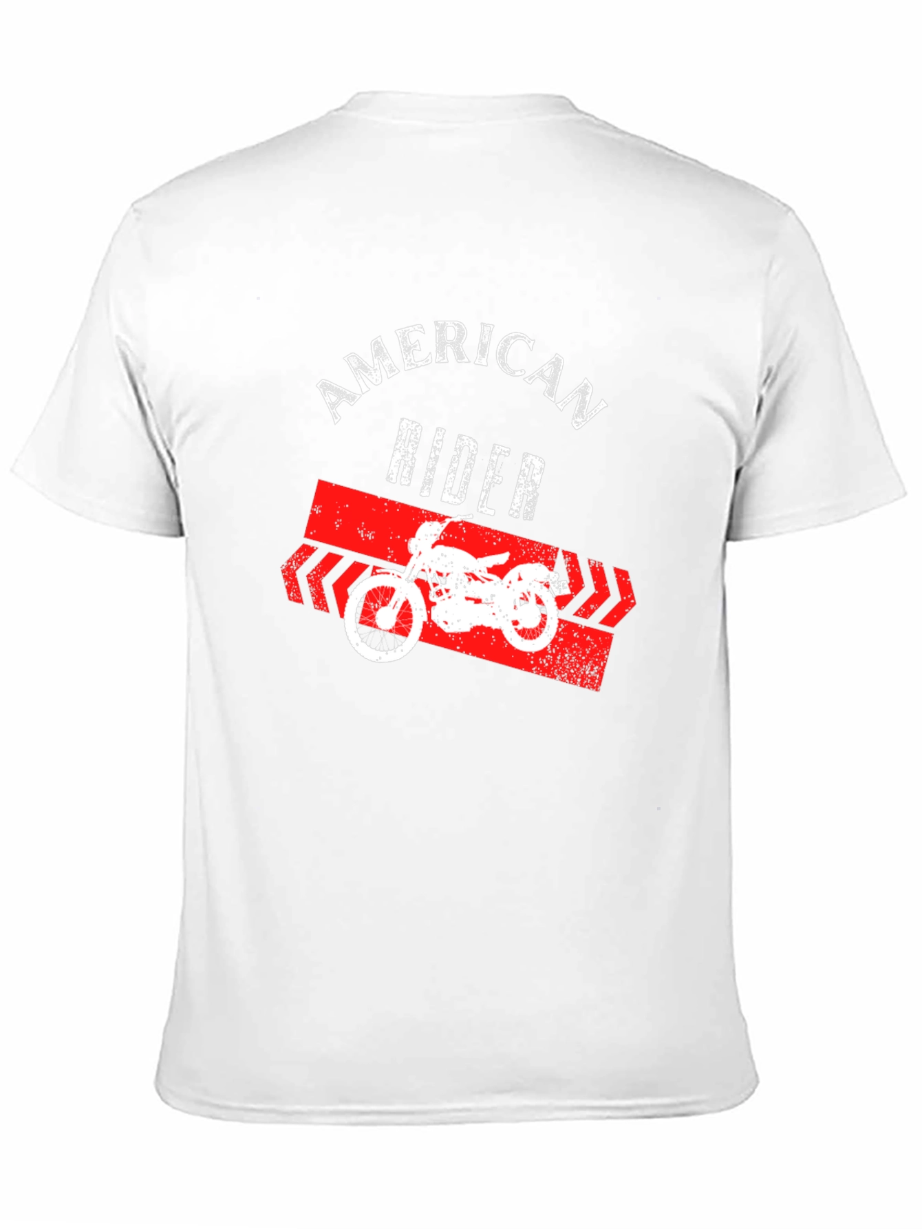 American Rider Graphic T-Shirt Black Motorcycle Tee