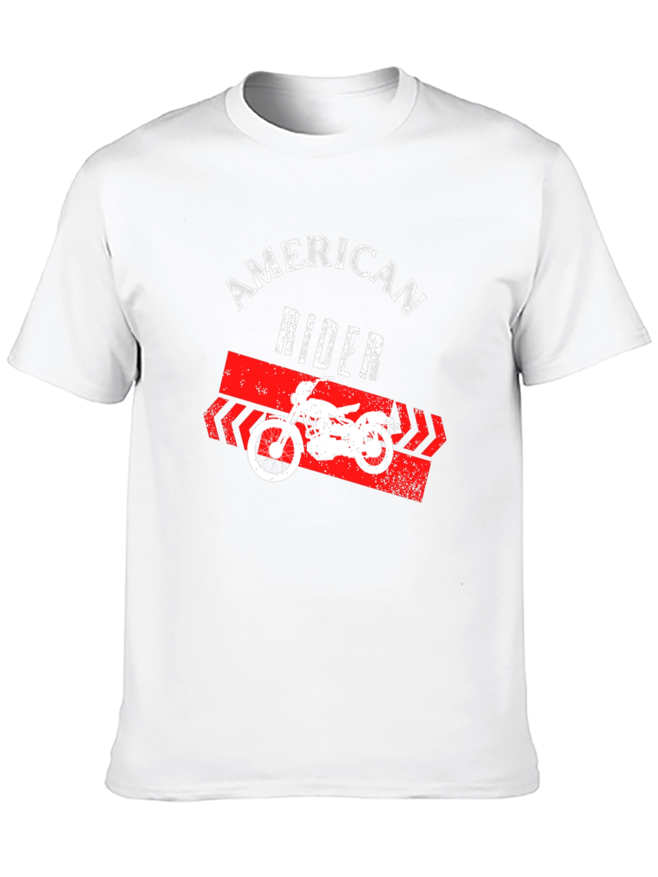 American Rider Graphic T-Shirt Black Motorcycle Tee