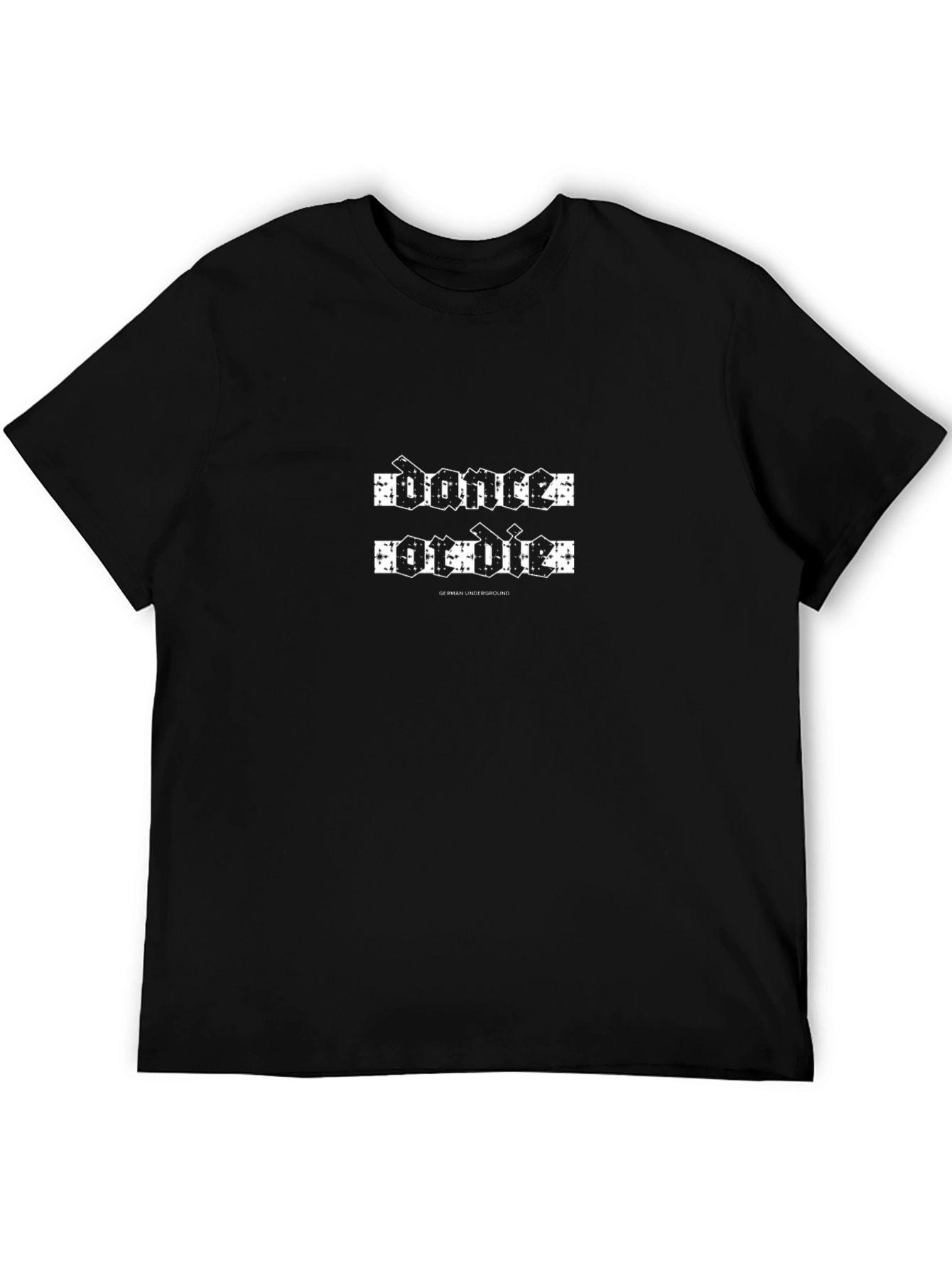 Dance or Die Graphic Black Tee