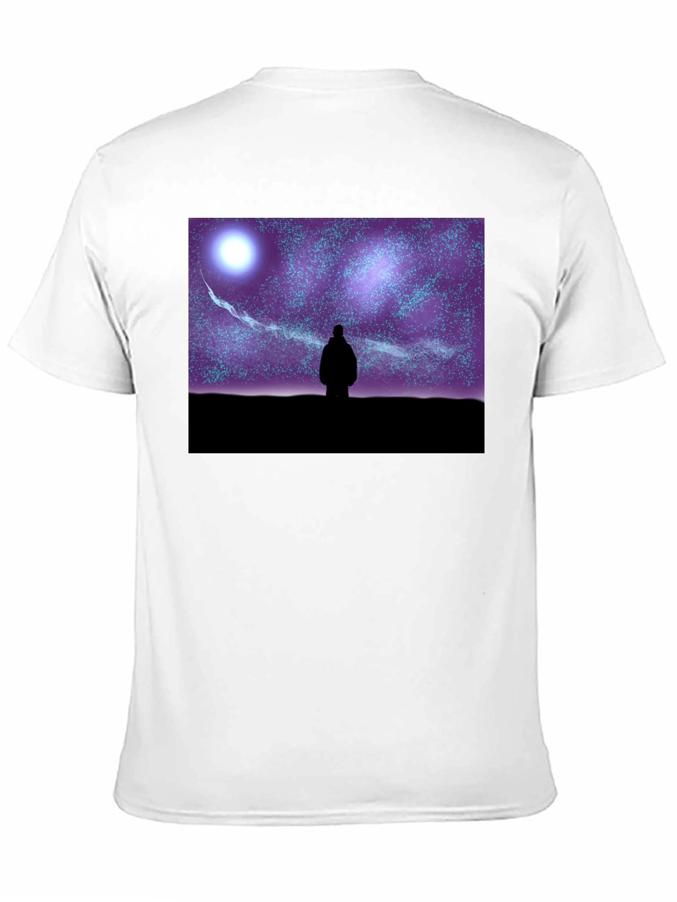 Starry Night Graphic Tee - Unisex Black T-Shirt