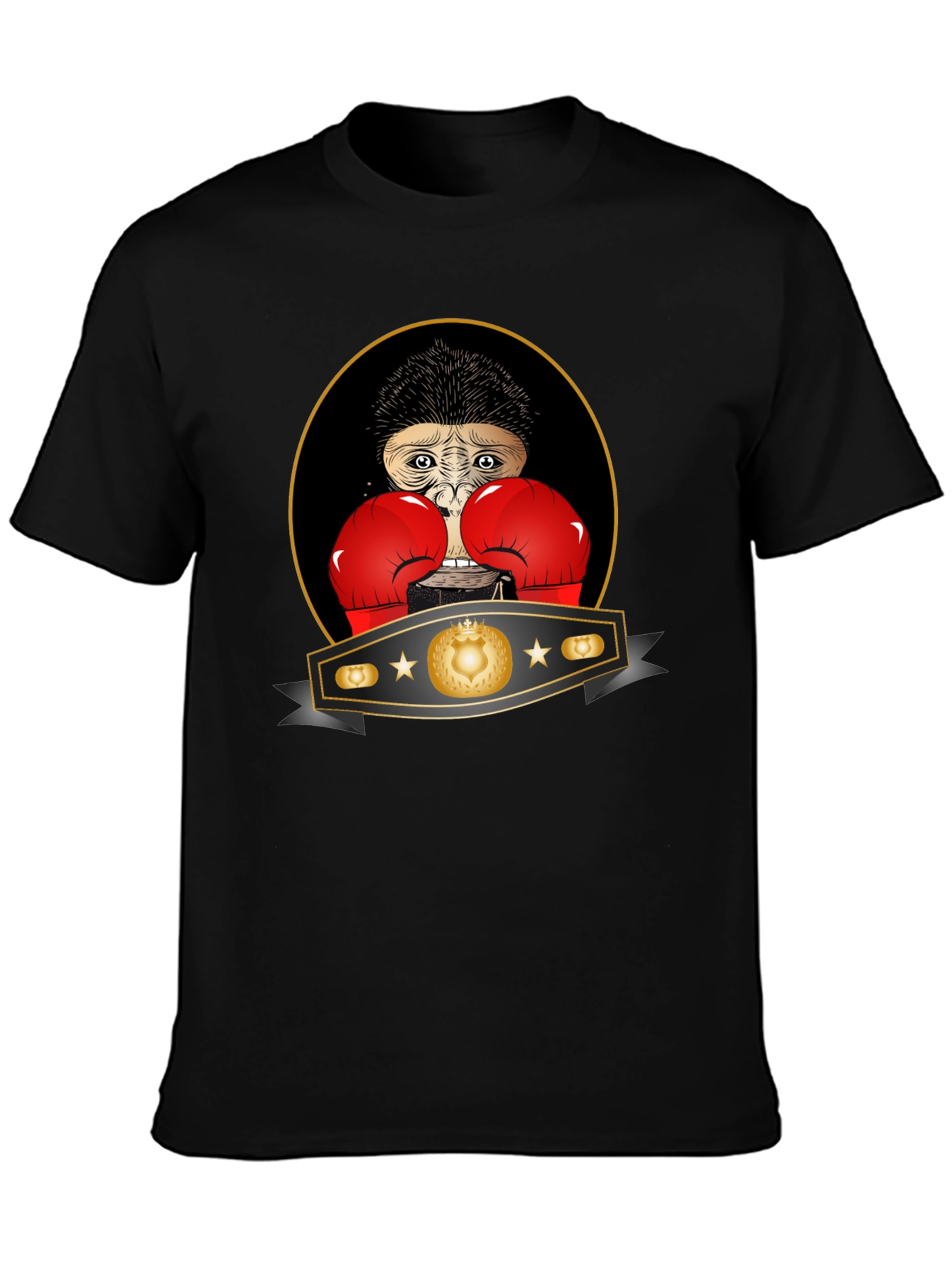 Boxing Monkey T-Shirt: Champion Style Funny Graphic Tee