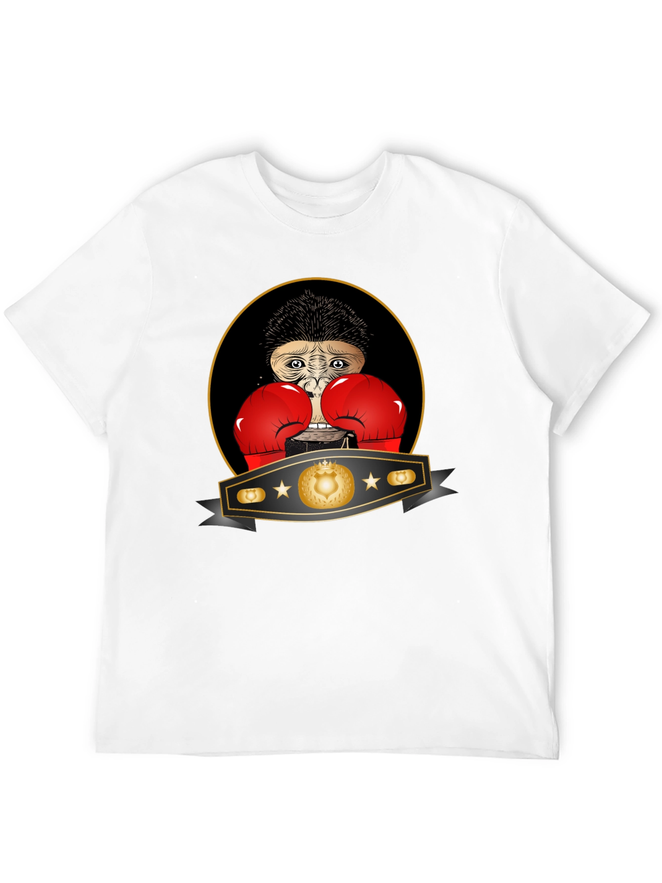 Boxing Monkey T-Shirt: Champion Style Funny Graphic Tee