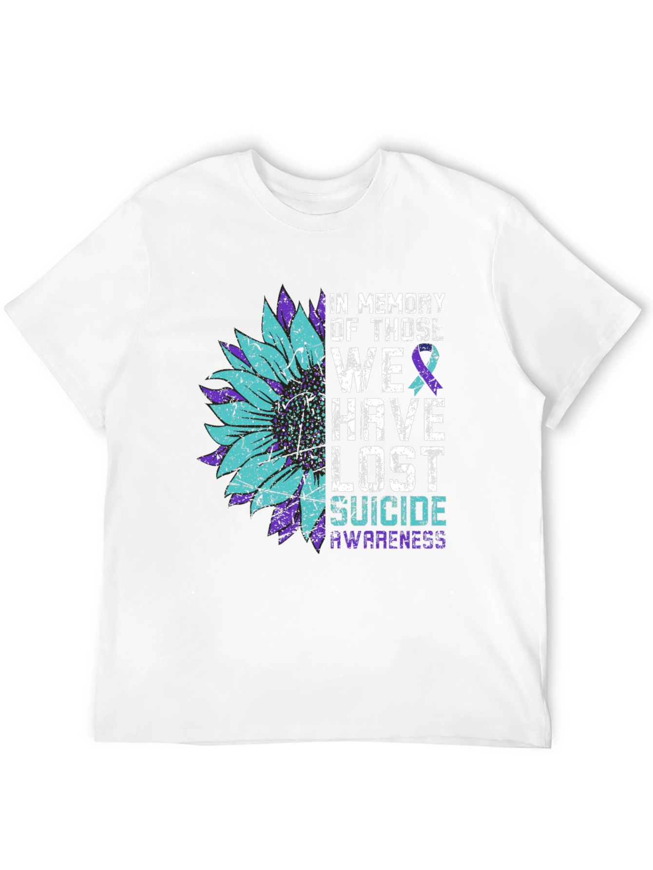 Suicide Awareness Sunflower Graphic Tee