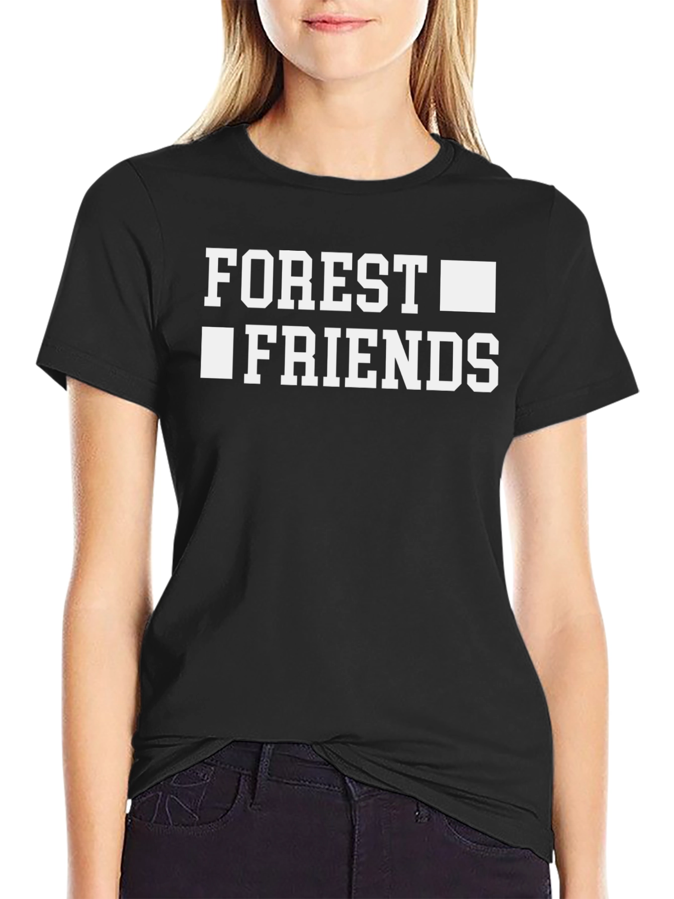 Forest Friends Graphic Tee - Black