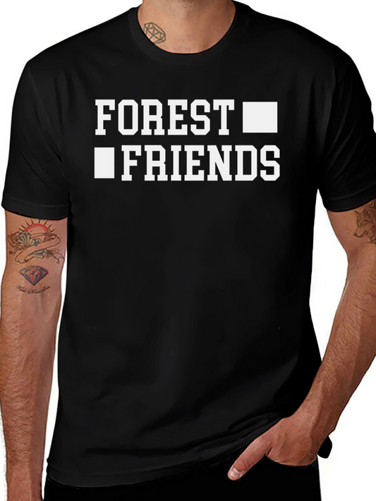 Forest Friends Graphic Tee - Black
