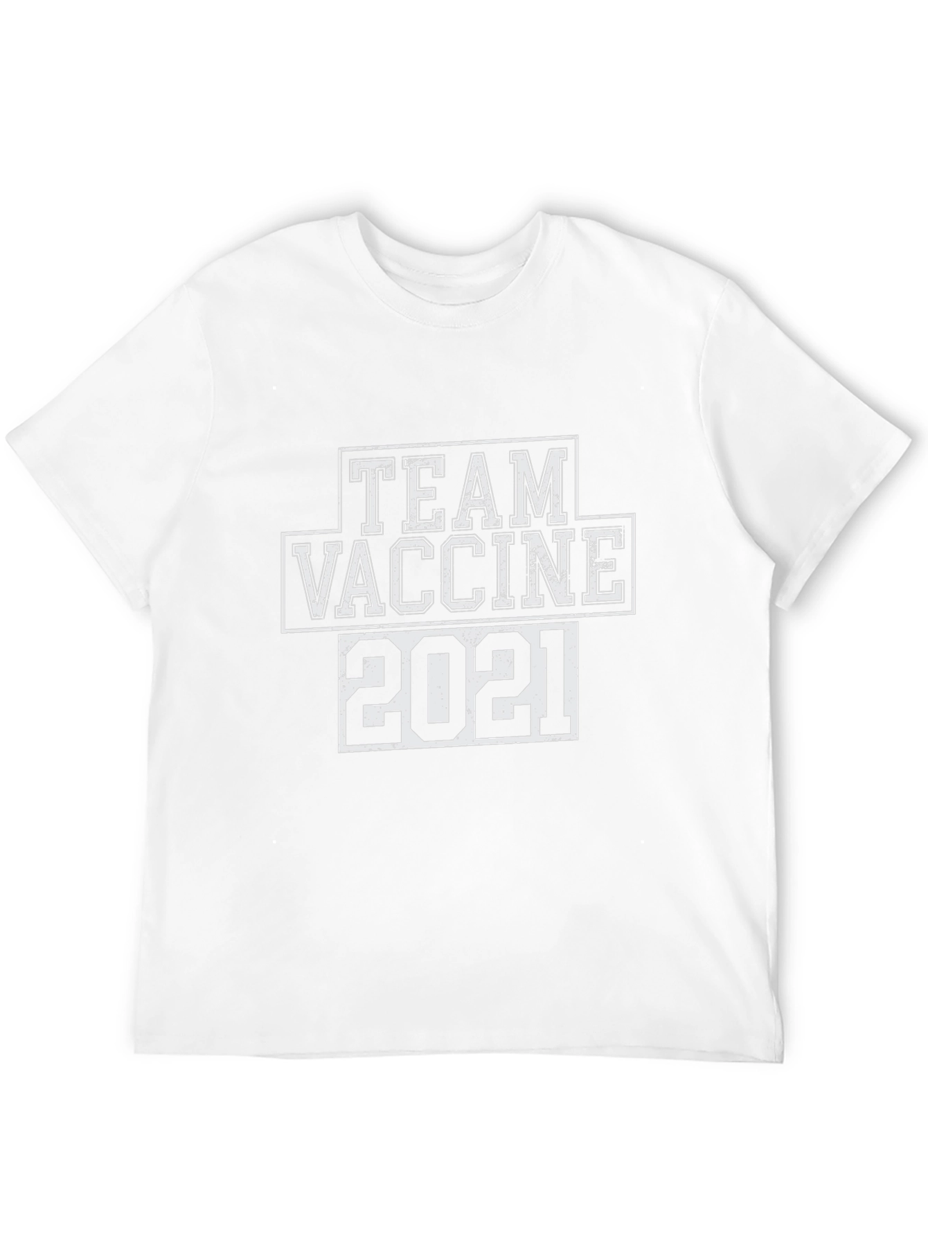 Team Vaccine 2021 Black Graphic T-Shirt