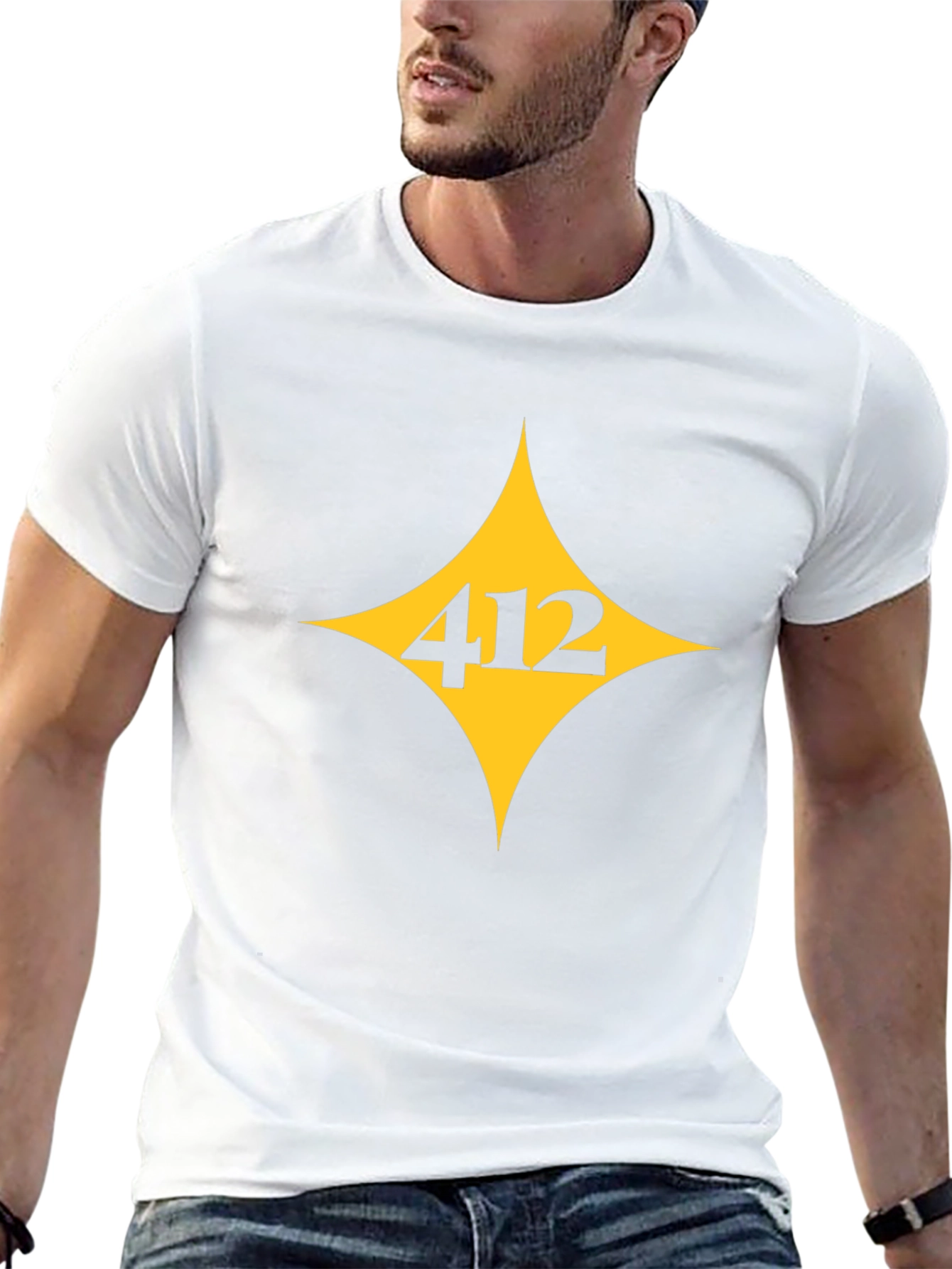 Pittsburgh 412 Black T-Shirt