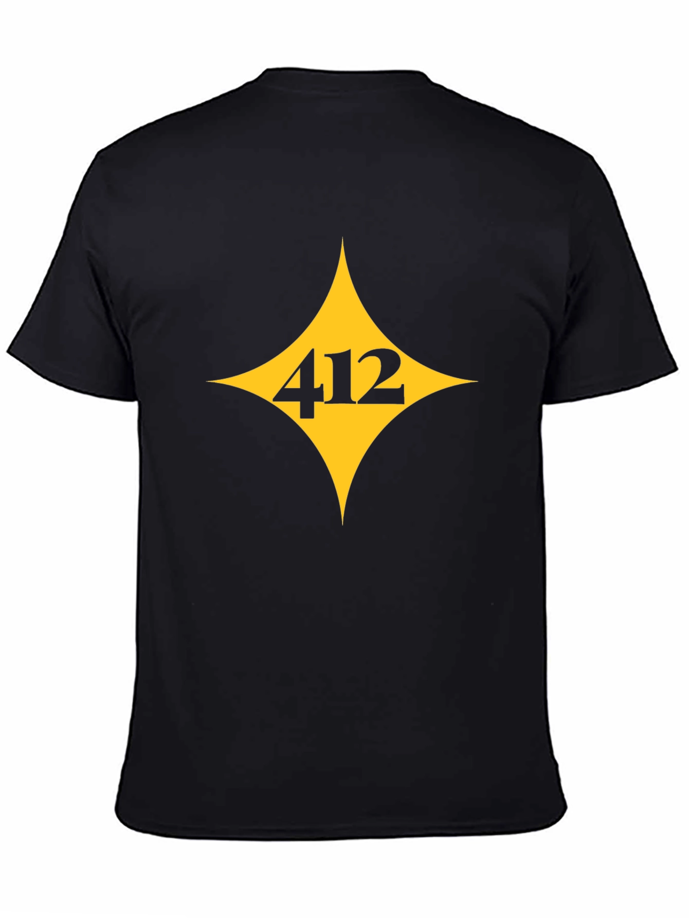 Pittsburgh 412 Black T-Shirt