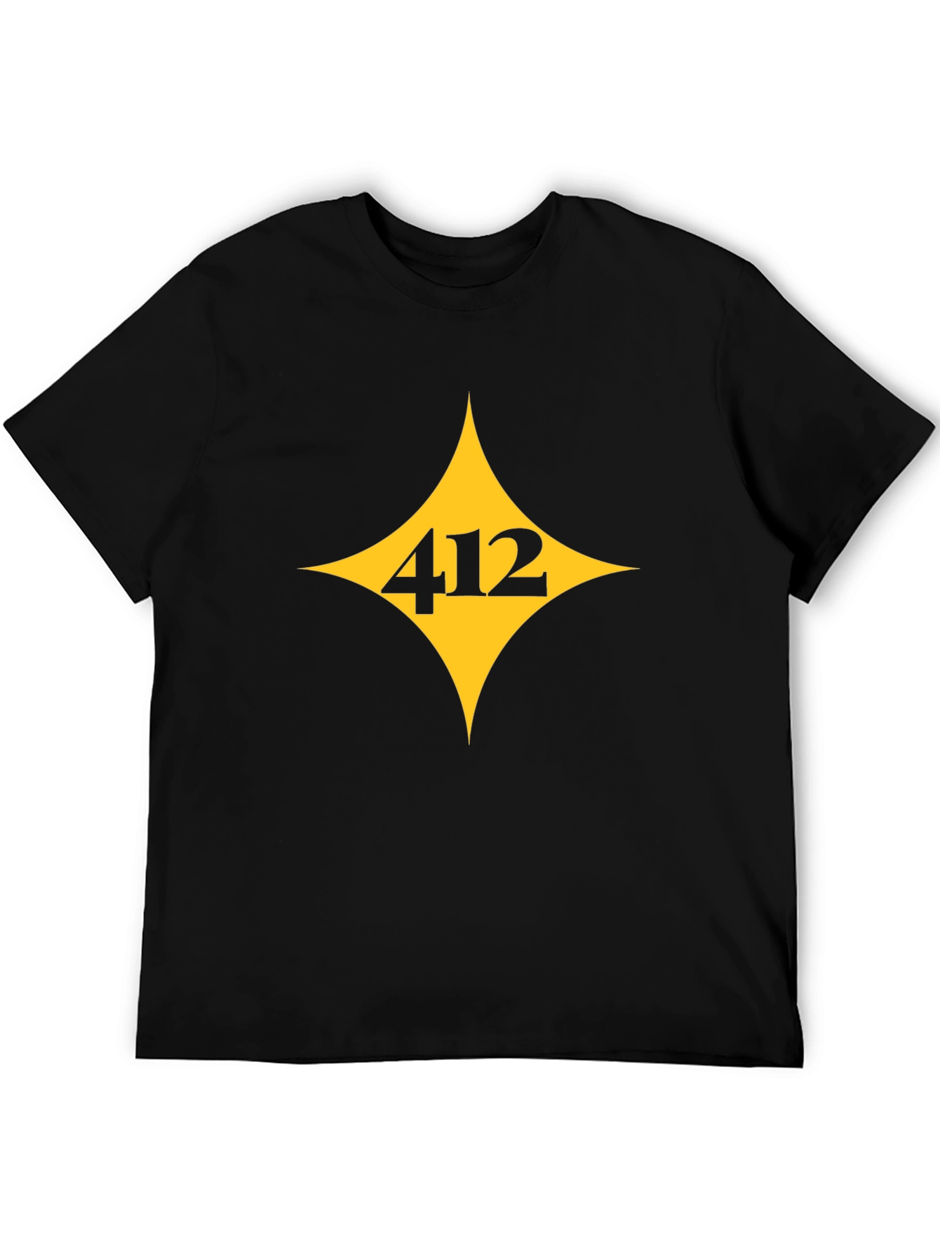 Pittsburgh 412 Black T-Shirt