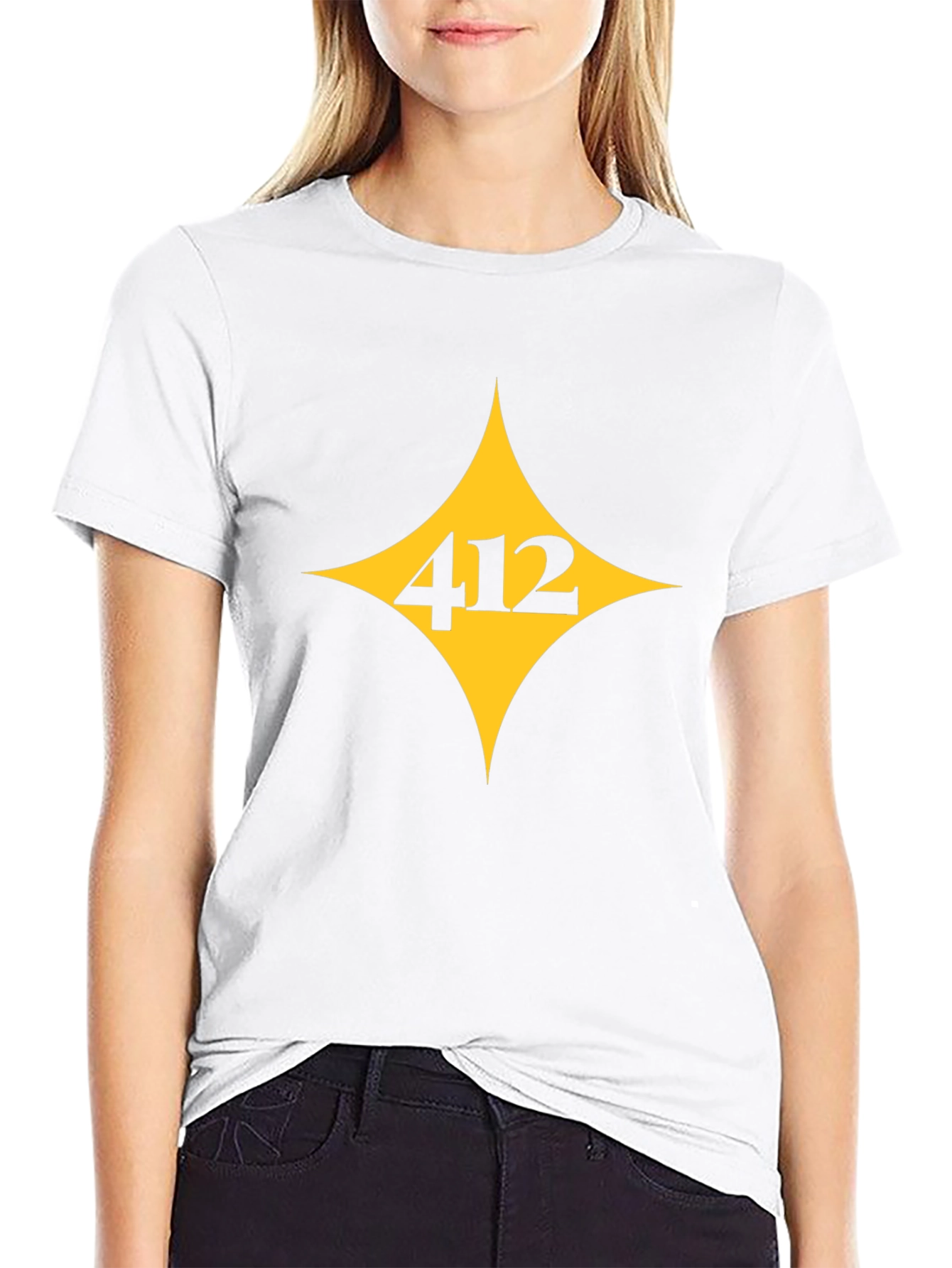Pittsburgh 412 Black T-Shirt