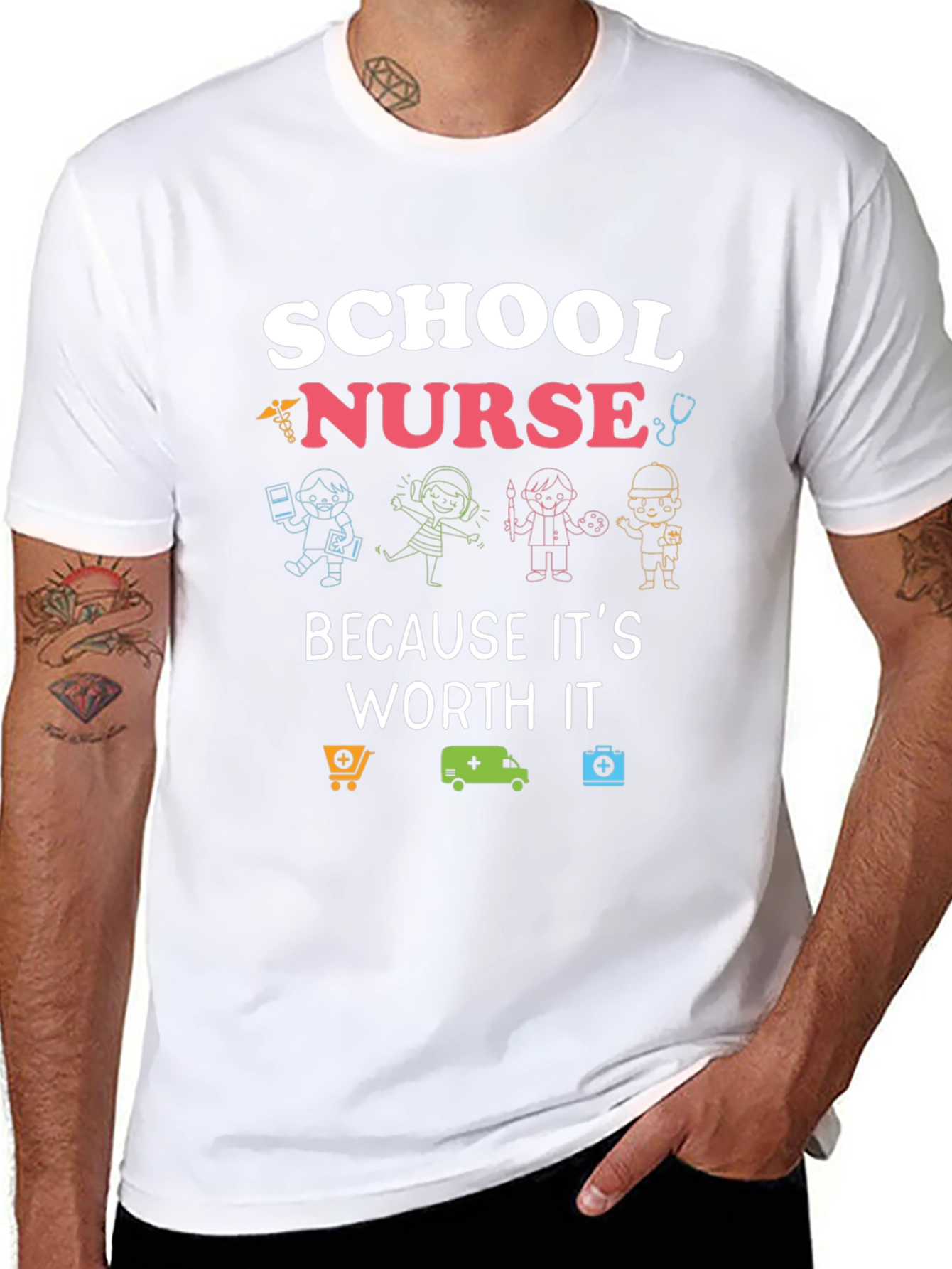School Nurse T-Shirt: Because Its Worth It!